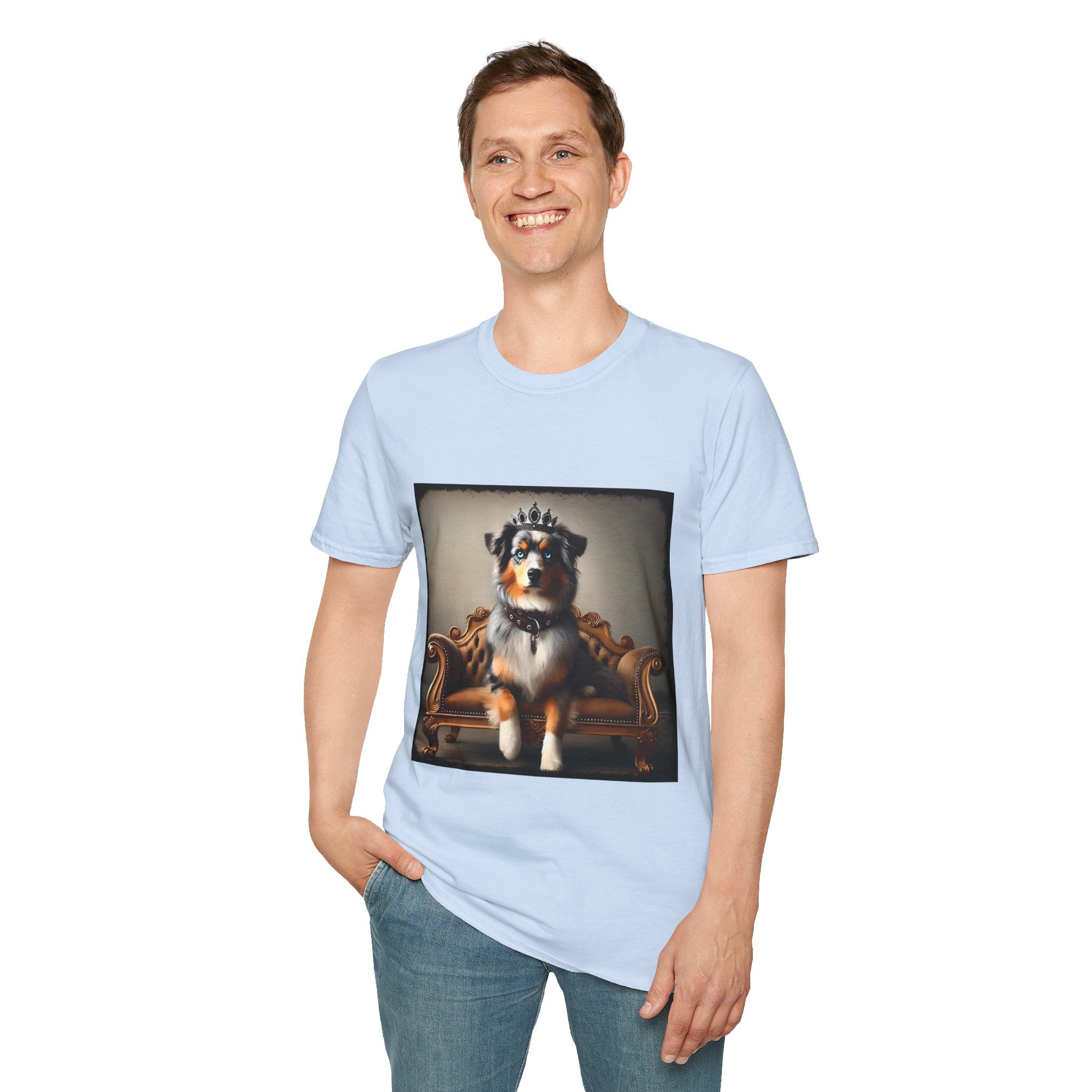 Miniature American Shepherd Crowned Princess | Unisex Dog T-Shirt