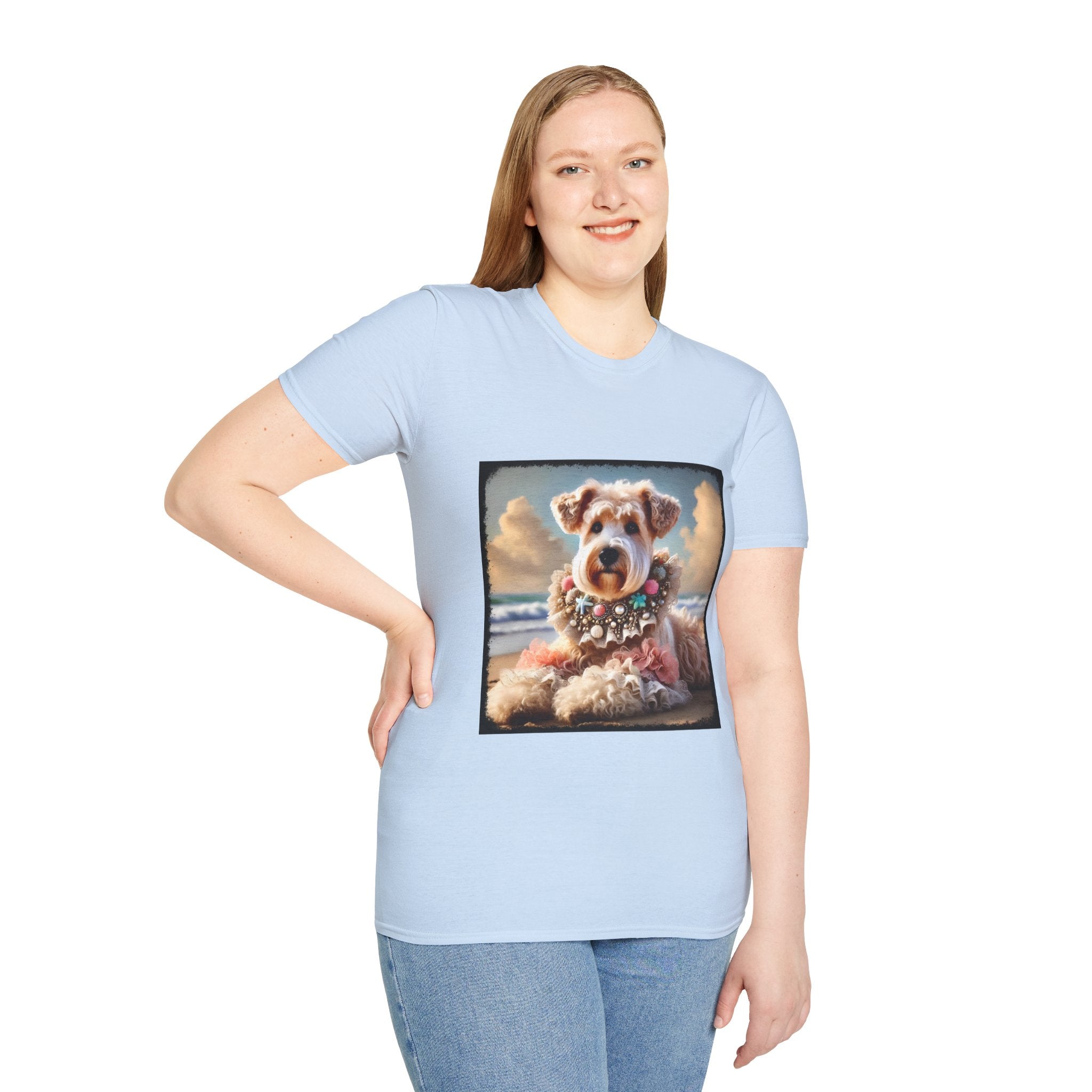 Wheaten Terrier Beach Babe | Unisex Dog T-Shirt