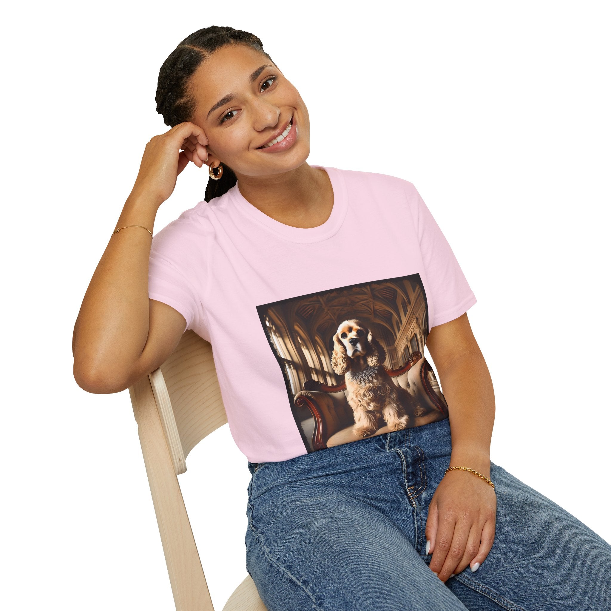 Cocker Spaniel Dashing Diva | Unisex Dog T-Shirt