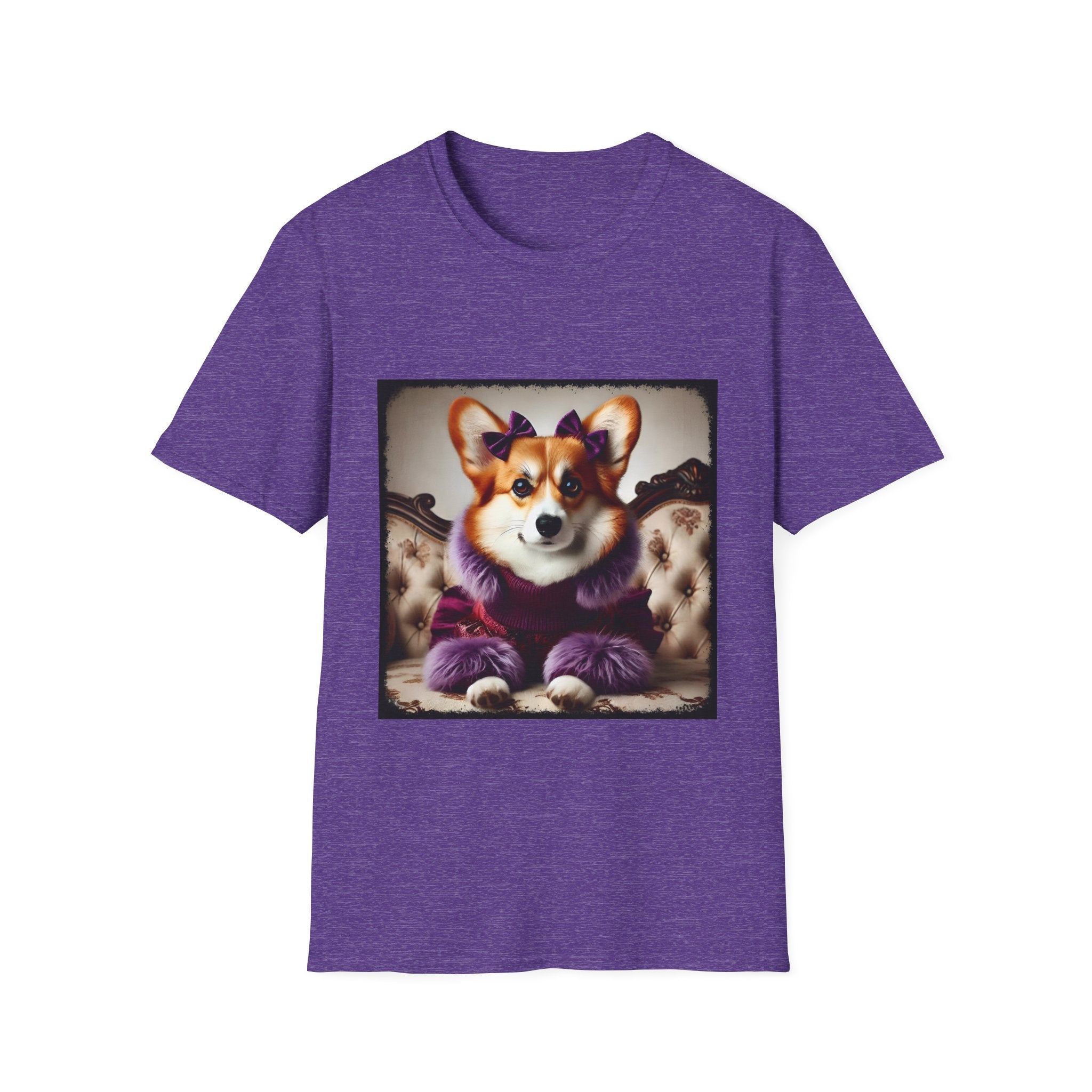 Pembroke Welsh Corgi Purple Pawfluencer | Unisex Dog T-Shirt