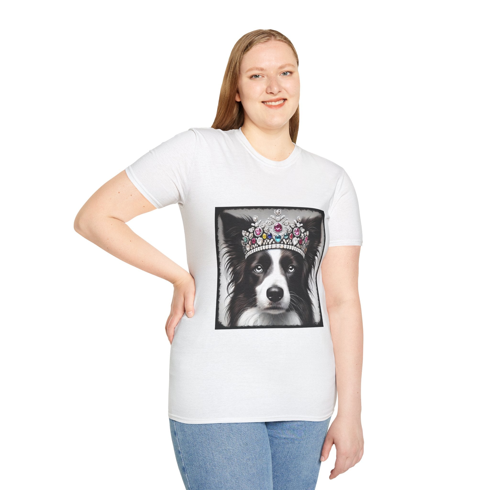 Border Collie Iconic Princess | Unisex Dog T-Shirt