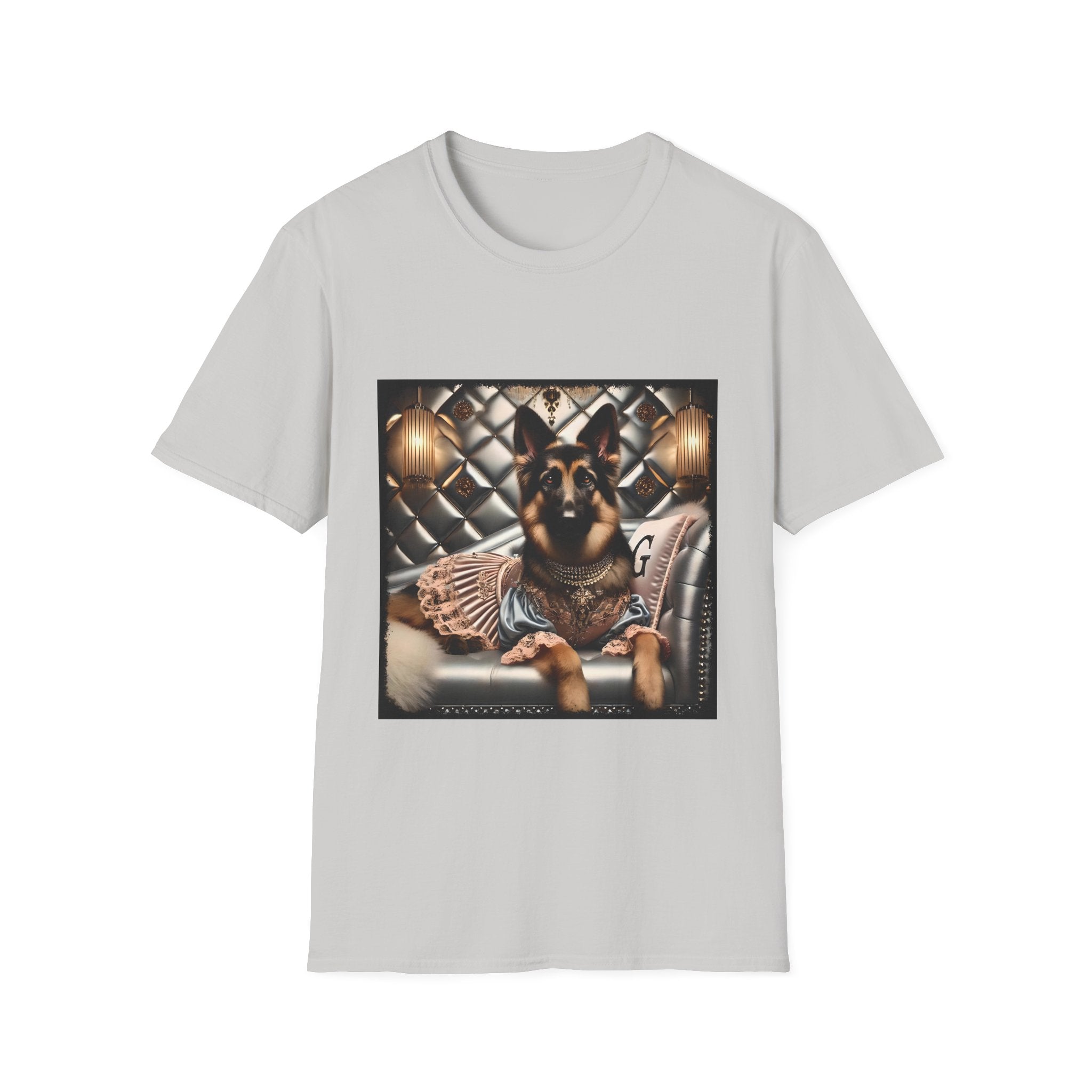 German Shepherd Elegant Muse | Unisex Dog T-Shirt