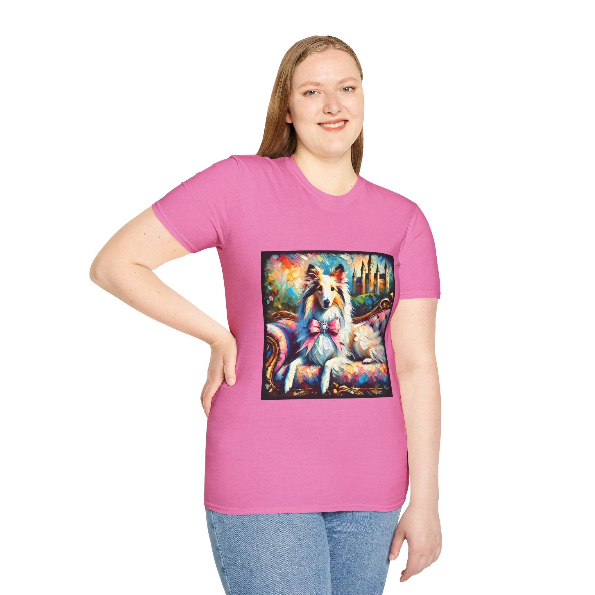 Collie Diamond Princess Classic | Unisex Dog T-Shirt