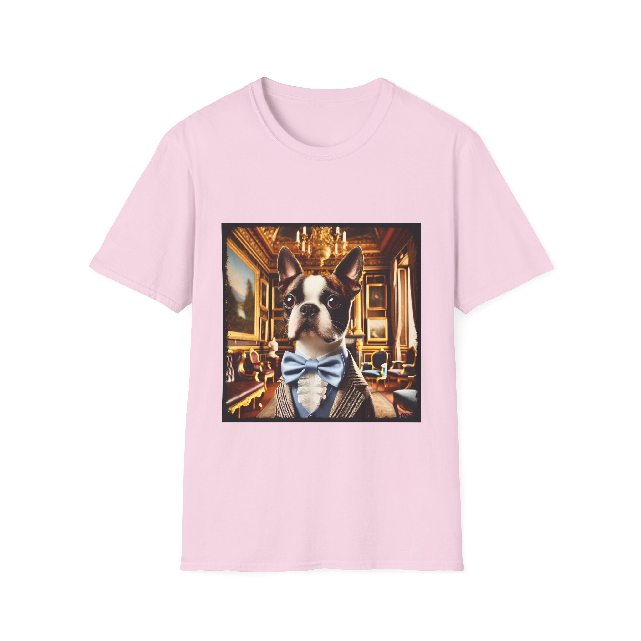 Boston Terrier pet‑portrait tee unisex