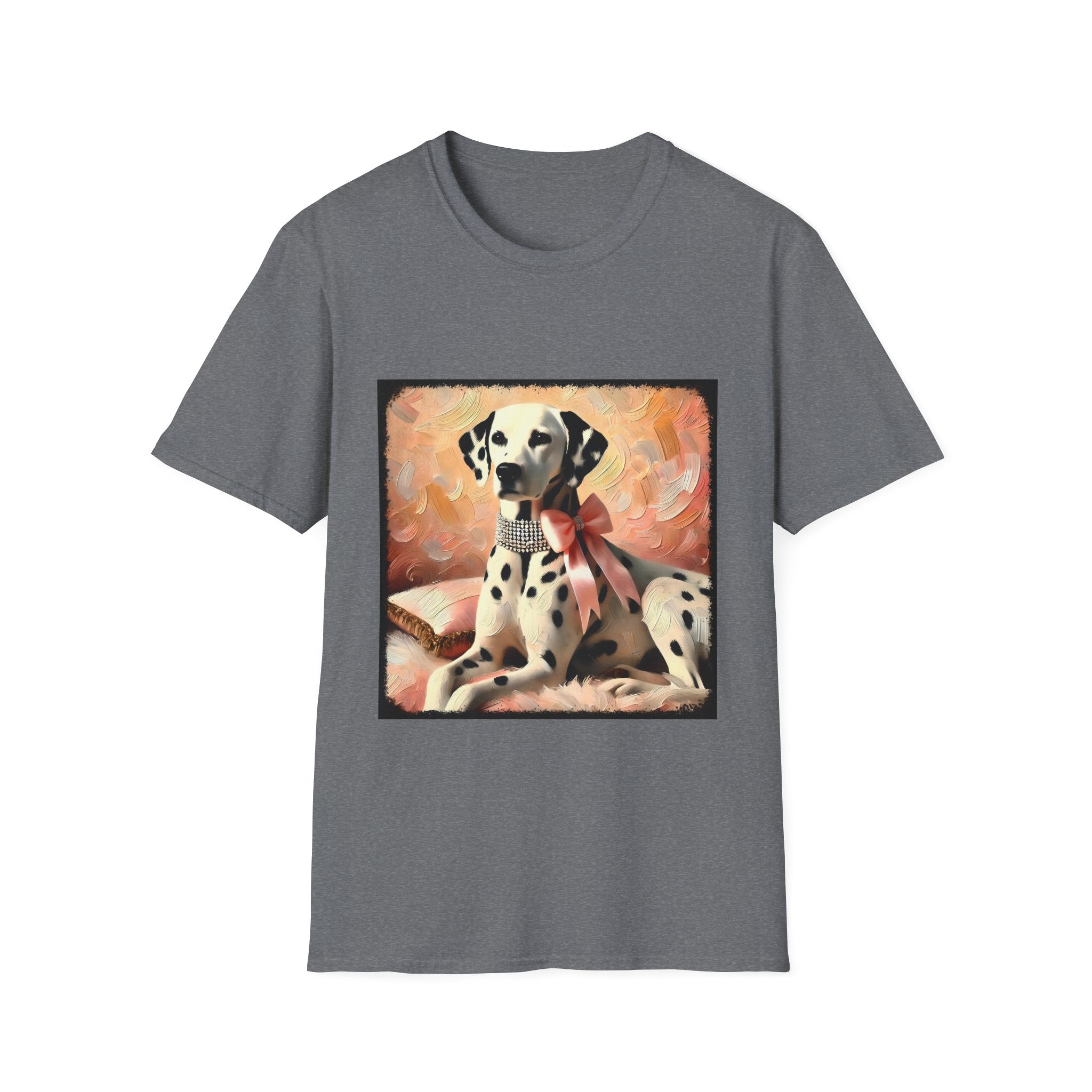Dalmatian Diamond Bow Classic | Unisex Dog T-Shirt
