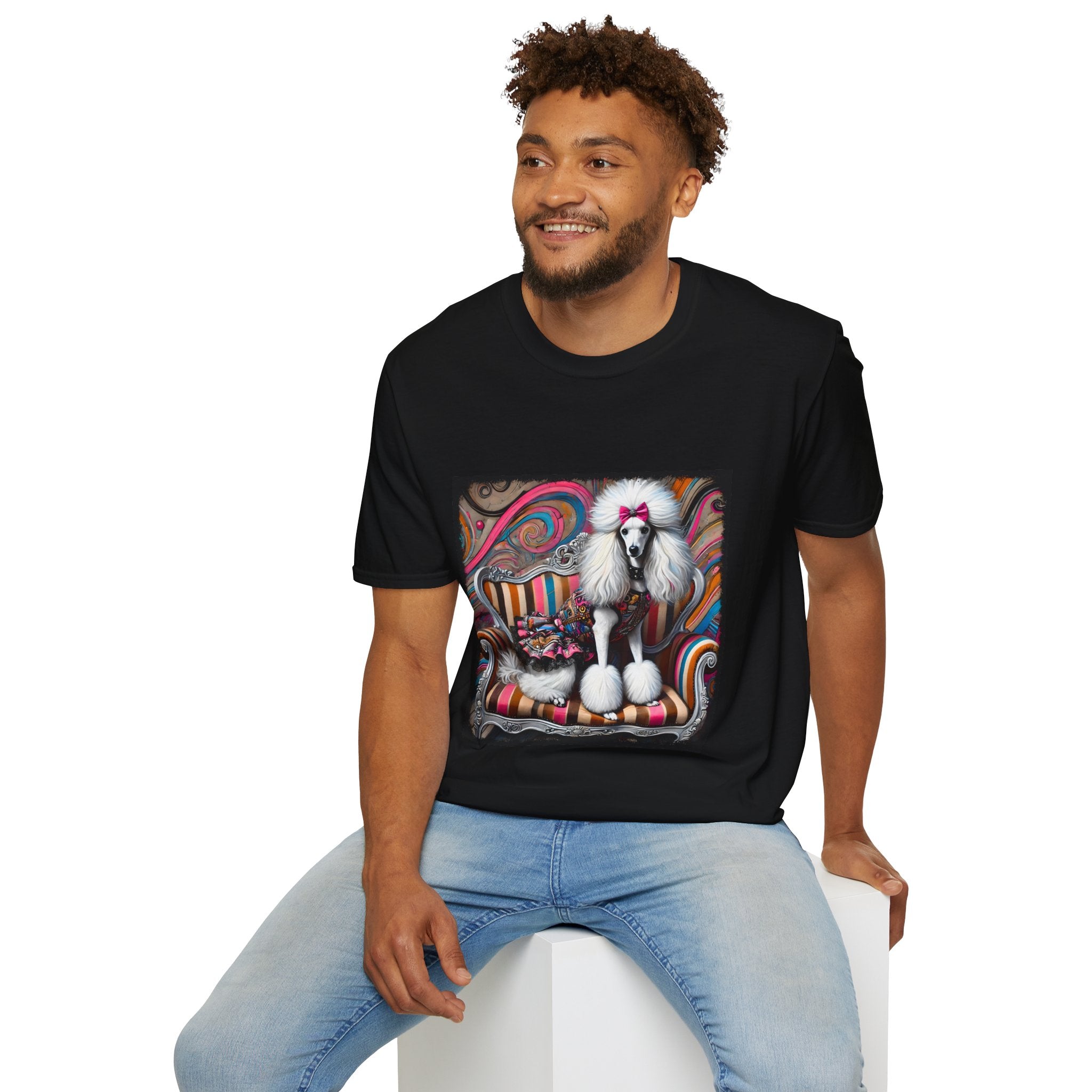 Poodle Chic Rocker | Unisex Dog T-Shirt