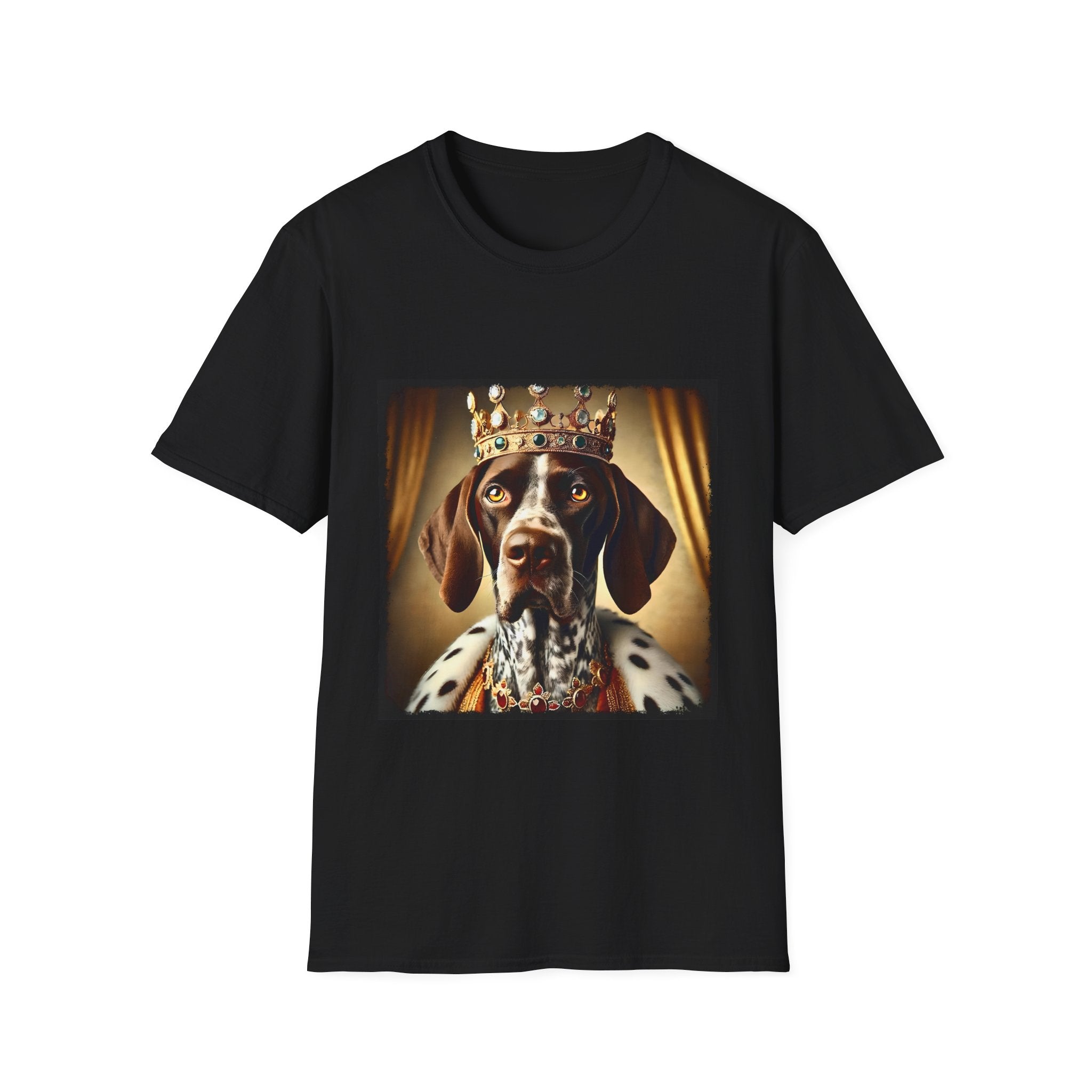 German Shorthaired Pointer Royal Icon | Unisex Dog T-Shirt