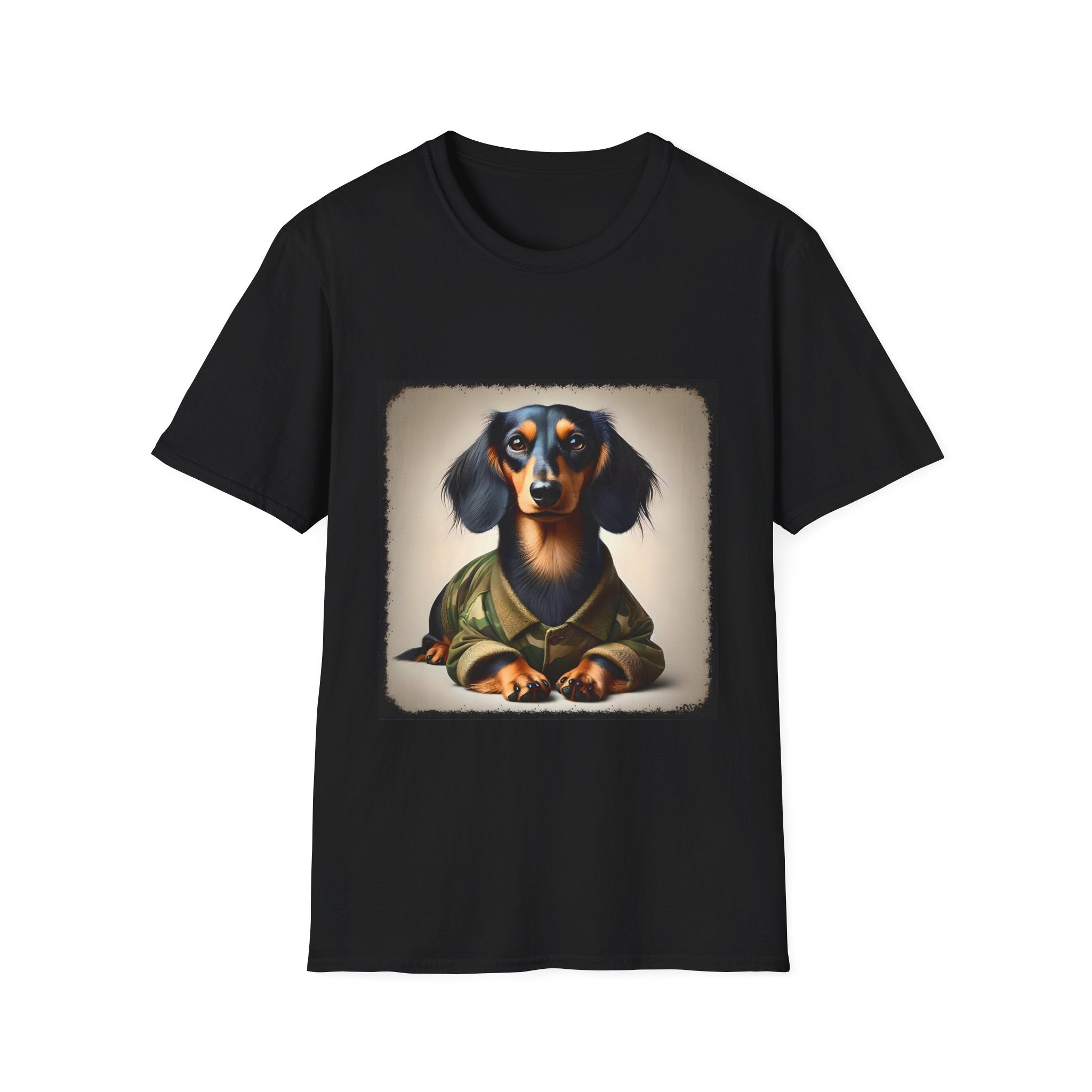 Dachshund Camo Chic | Unisex Dog T-Shirt