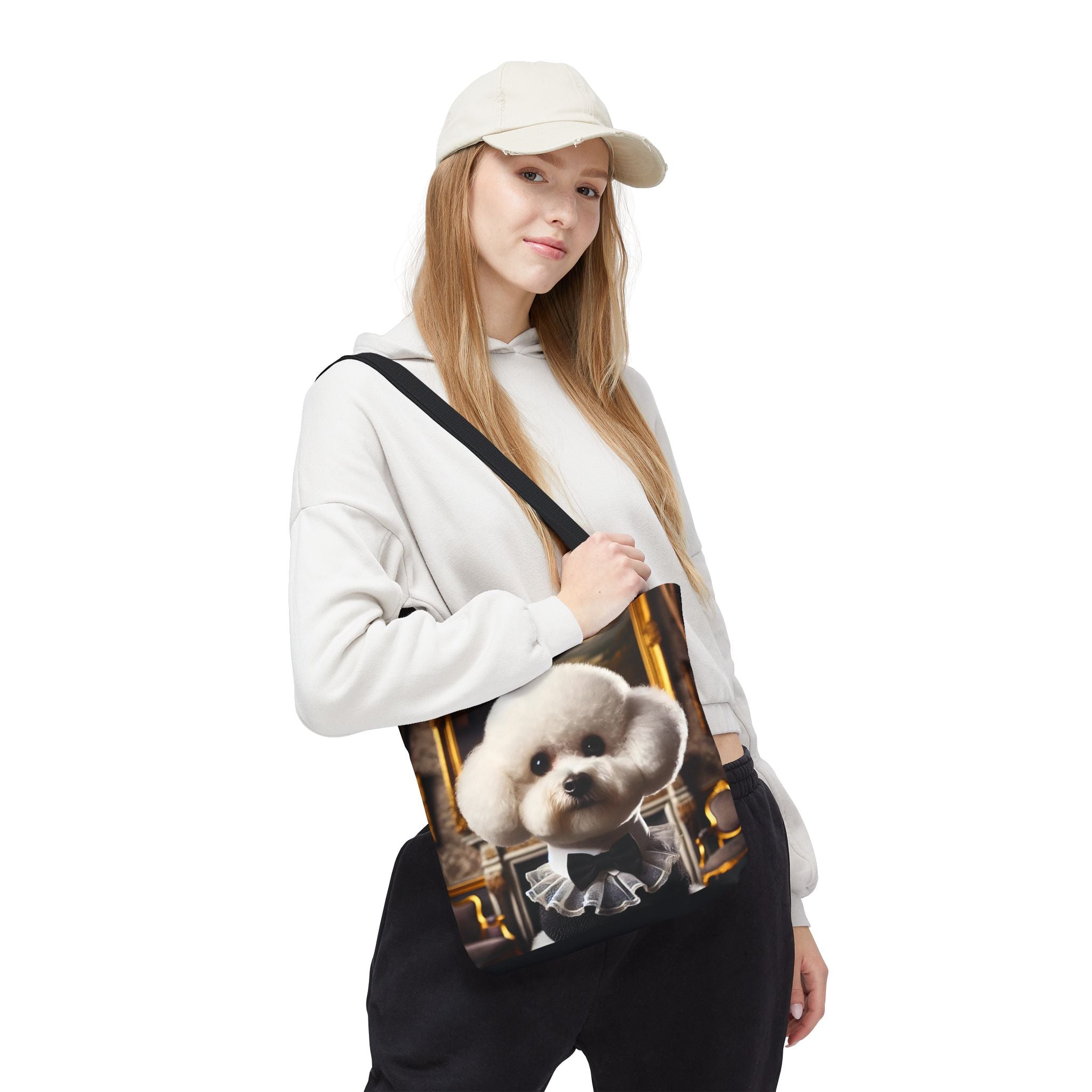 Bichon Frise Luxe Lineage | Dog Themed Tote Bag