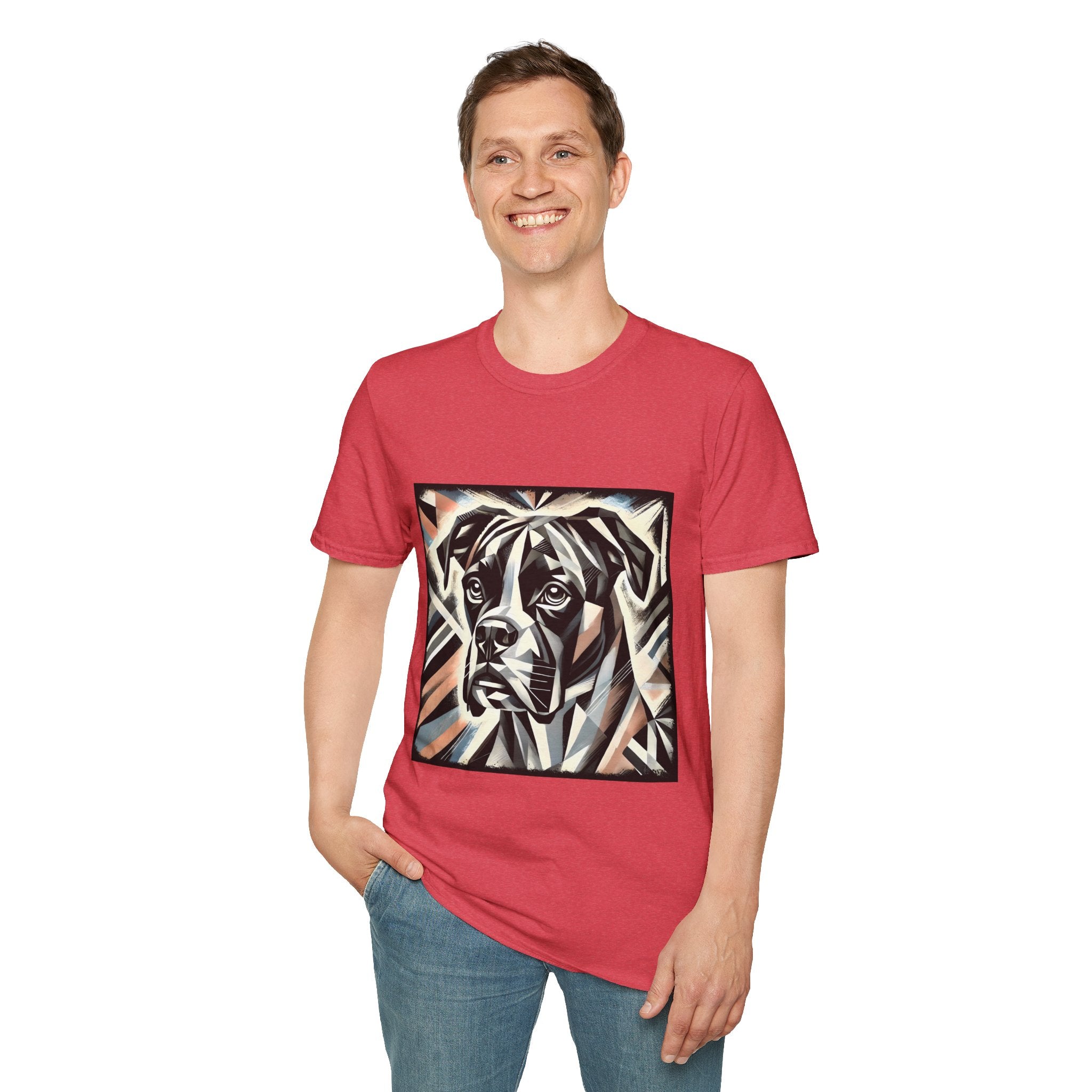 Boxer Bold Geometric | Unisex Dog T-Shirt