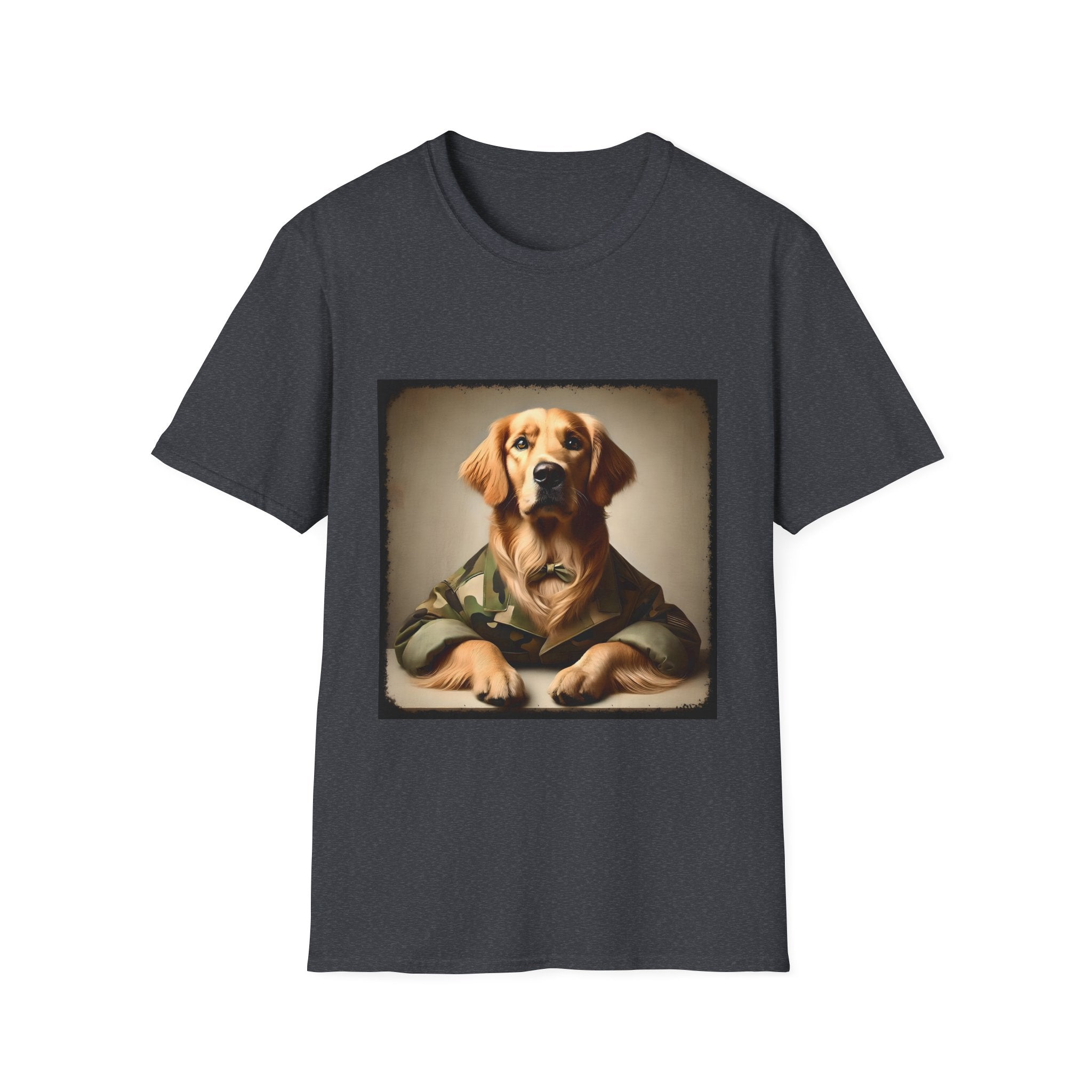 Golden Retriever Camo Gent | Unisex Dog T-Shirt