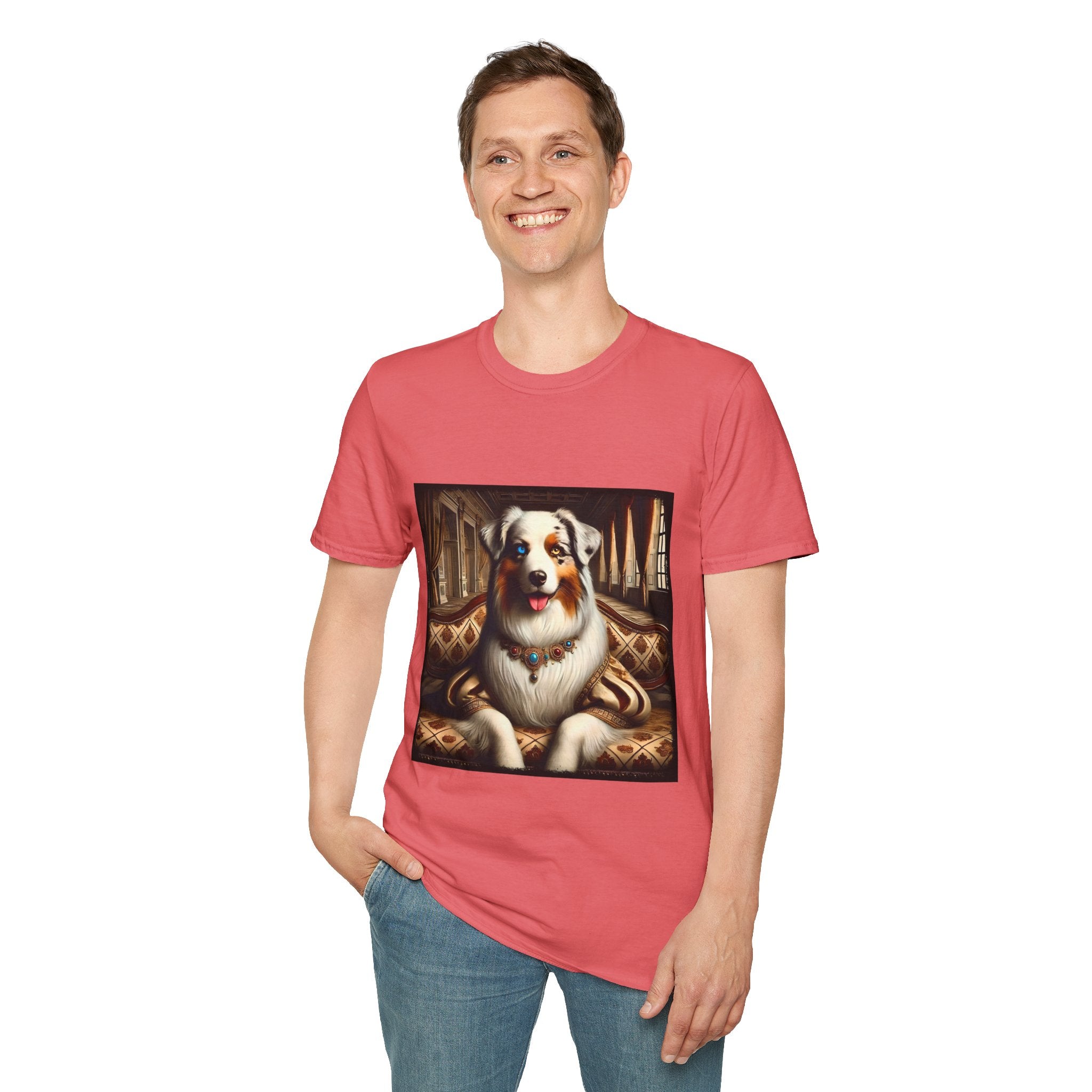 Australian Shepherd Poised Princess | Unisex Dog T-Shirt