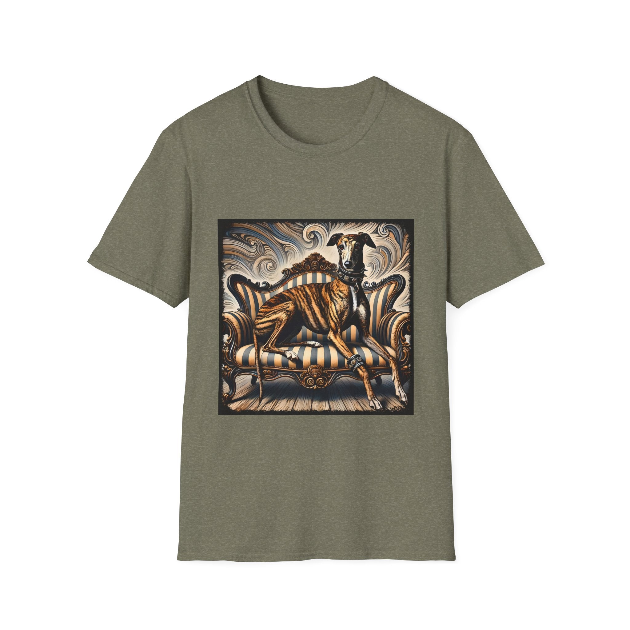Greyhound Brindle Rocker | Unisex Dog T-Shirt