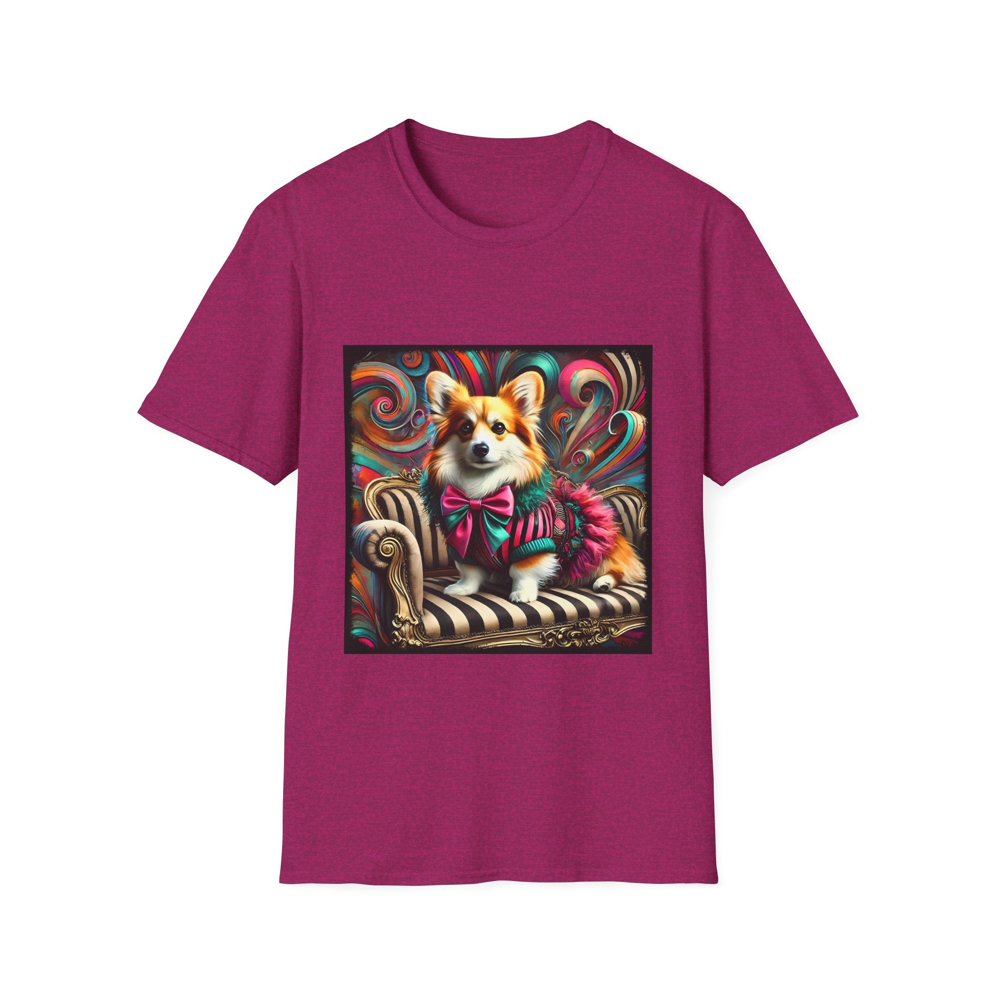 Pembroke Welsh Corgi Chic Rocker | Unisex Dog T-Shirt