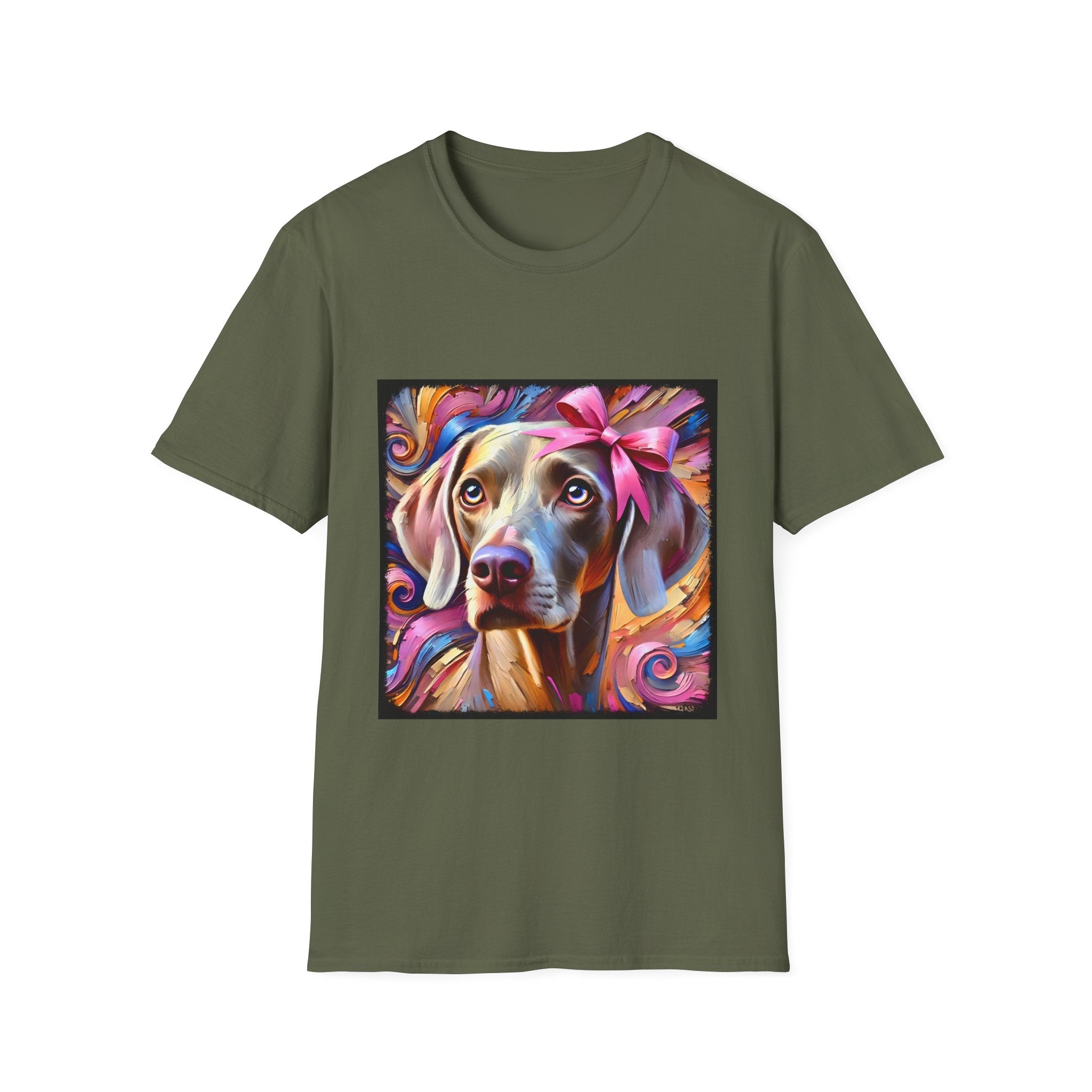 Weimaraner Textured Classic | Unisex Dog T-Shirt
