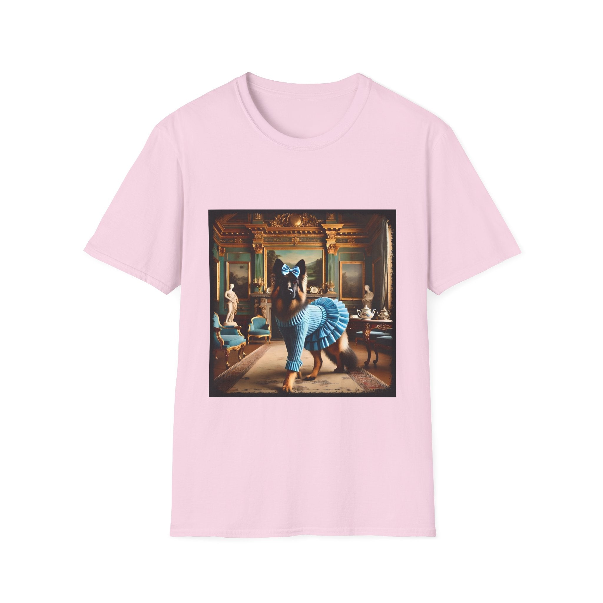 German Shepherd Posh Prep | Unisex Dog T-Shirt