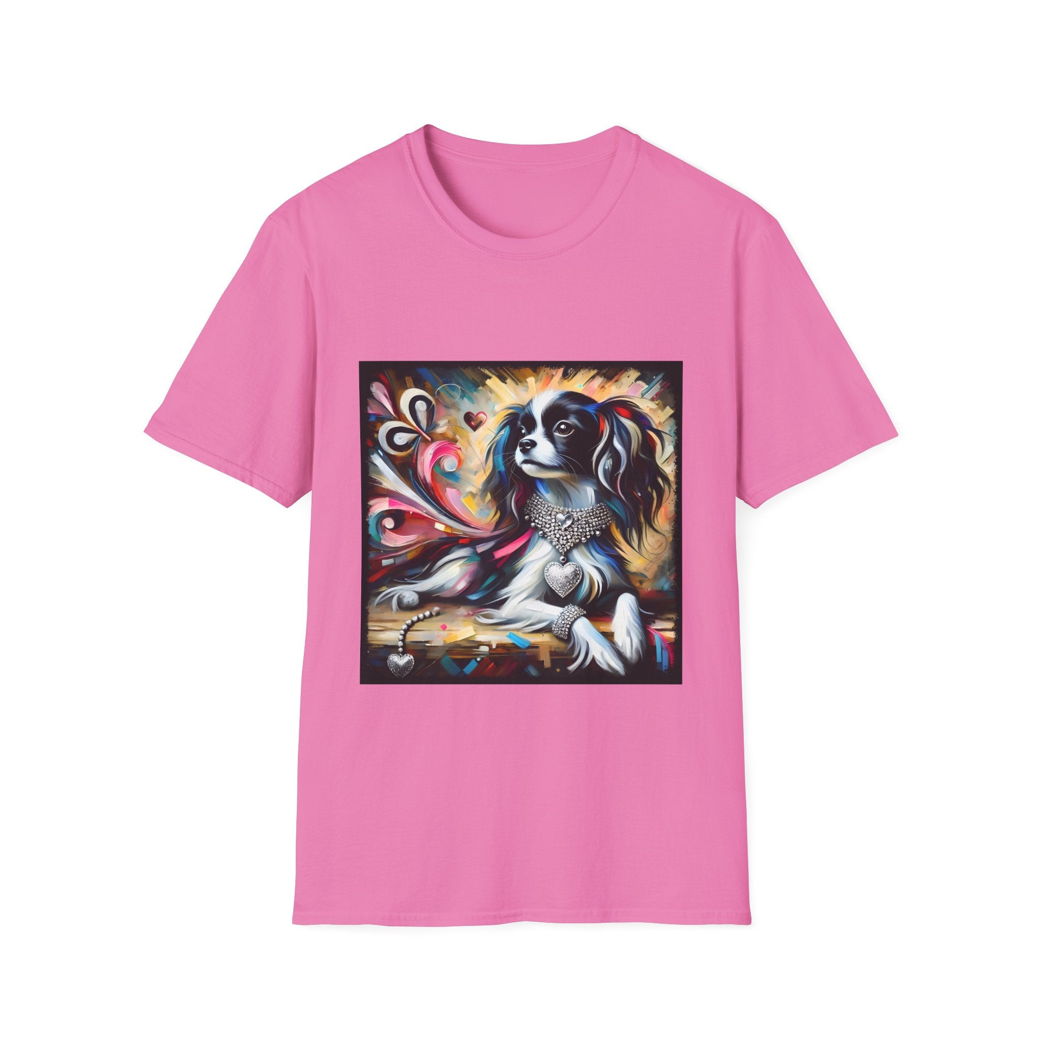 Cavalier King Charles Spaniel Diamond Heart Classic | Unisex Dog T-Shirt