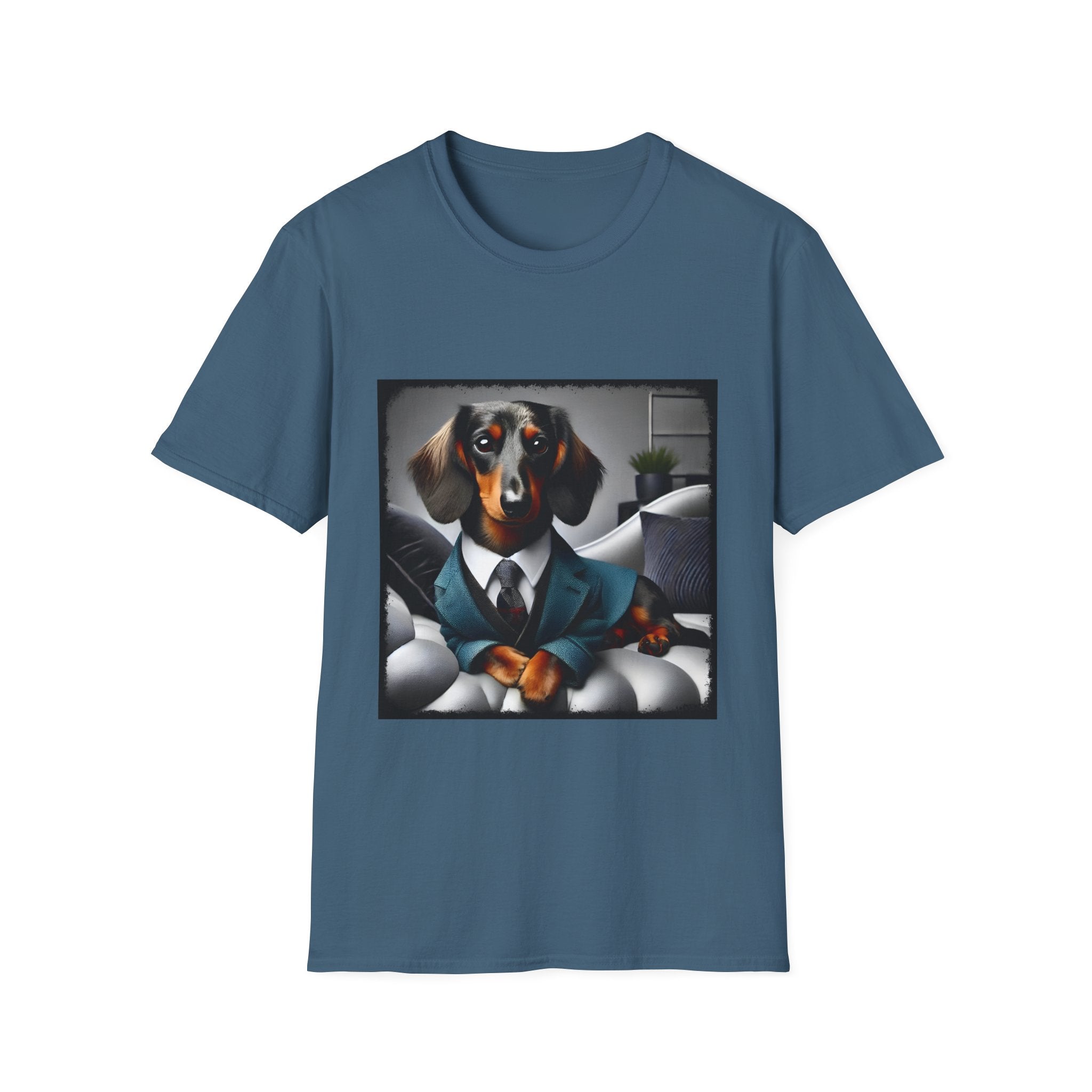 Dachshund Cool Collar | Unisex Dog T-Shirt
