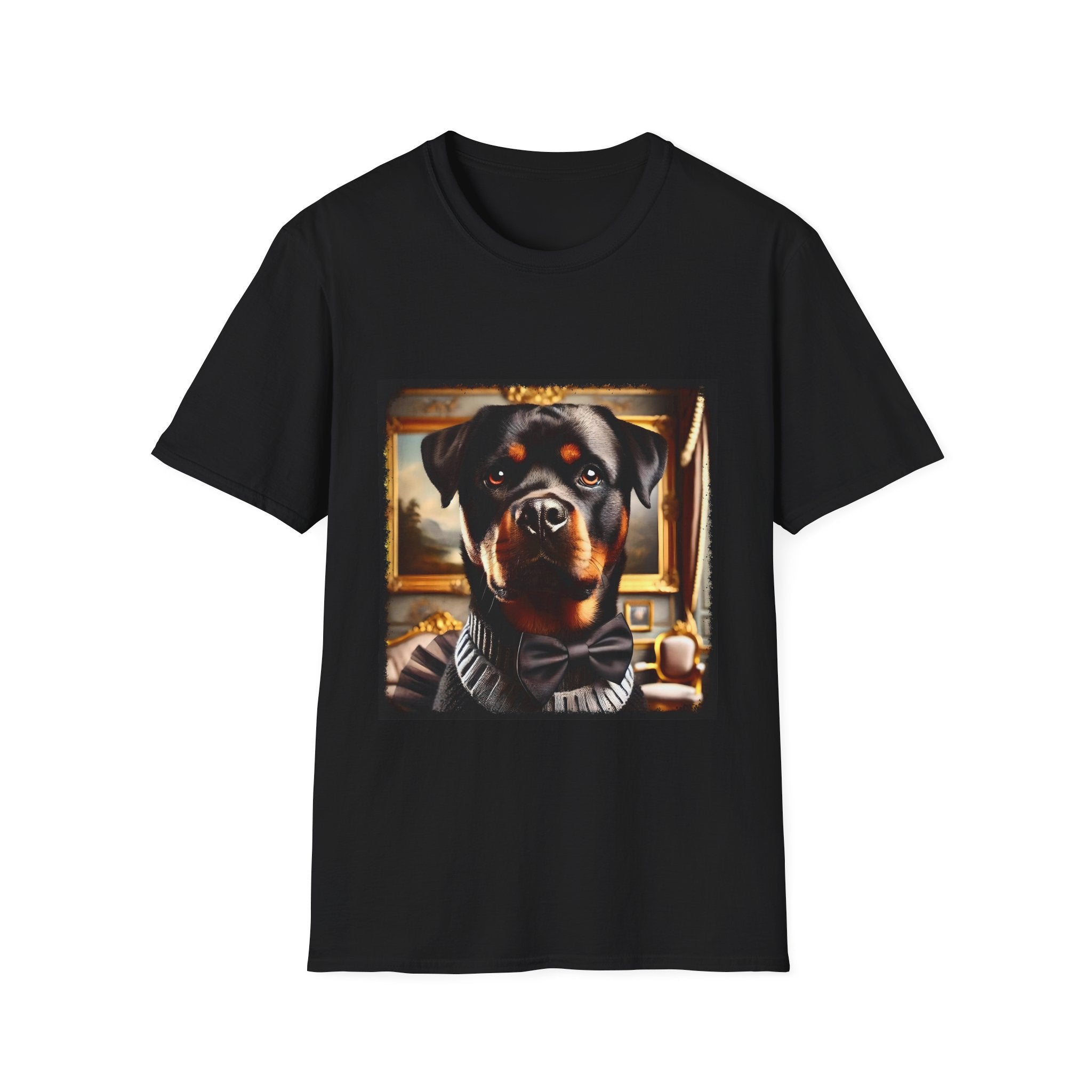 Rottweiler Posh Portrait | Unisex Dog T-Shirt