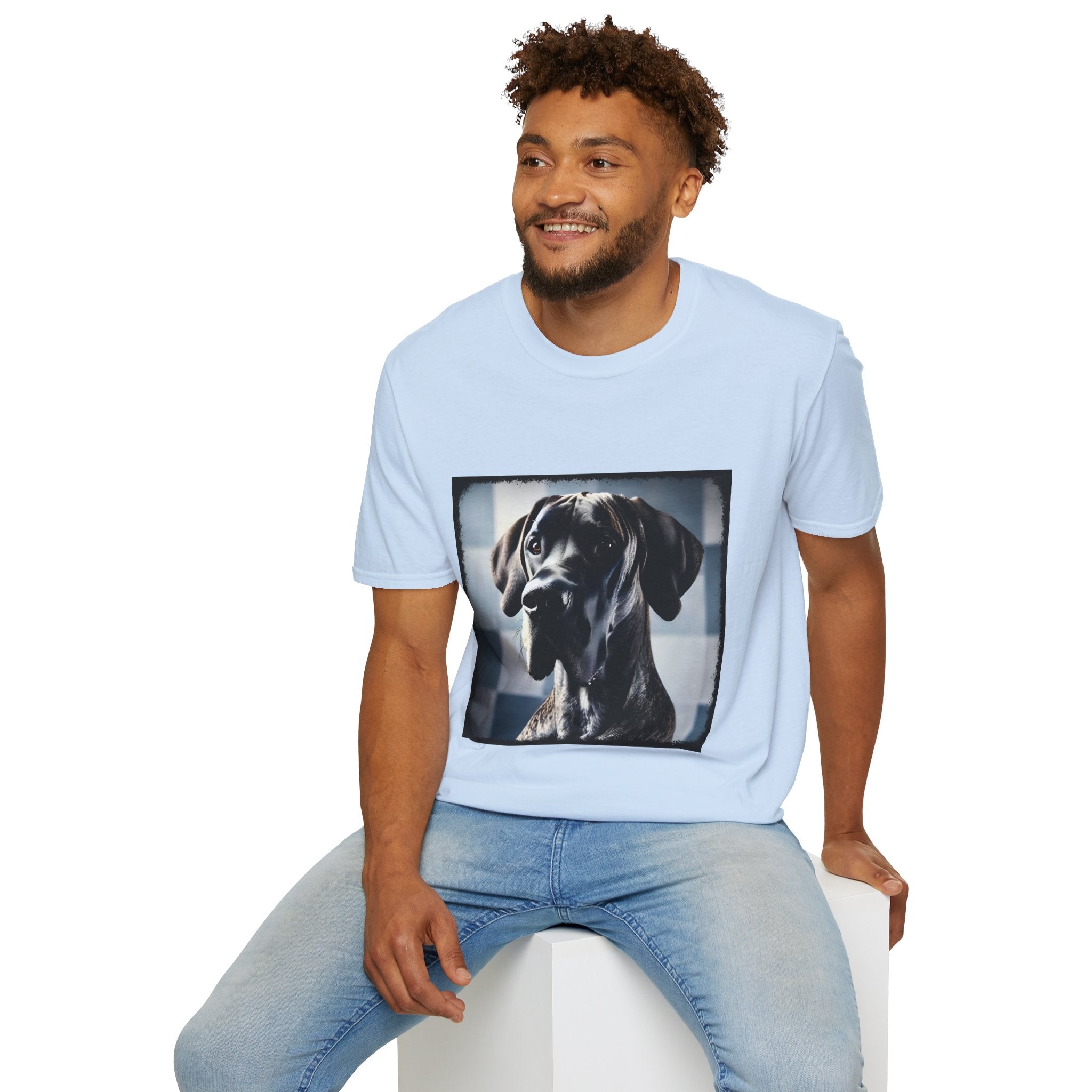 Great Dane Modern Muse | Unisex Dog T-Shirt