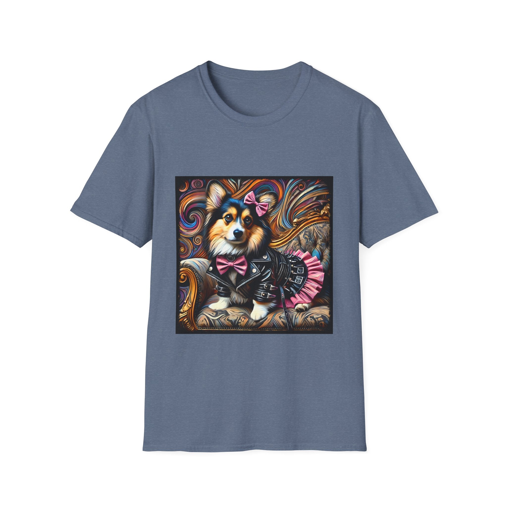 Pembroke Welsh Corgi Edgy Rocker II | Unisex Dog T-Shirt