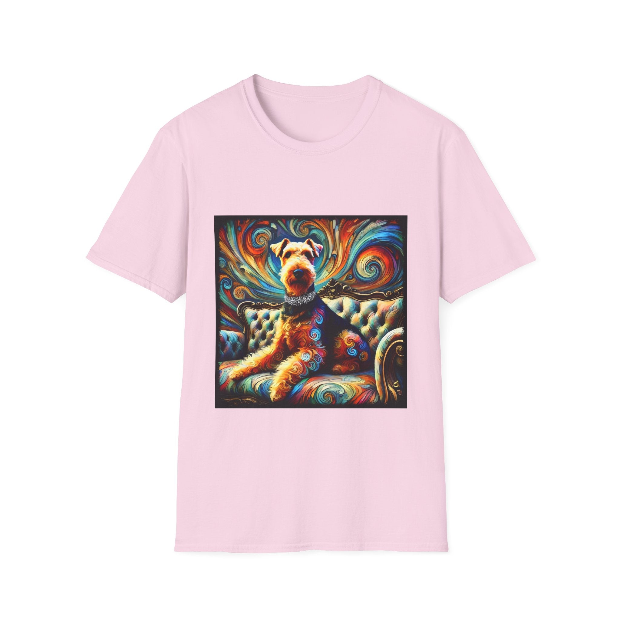 Airedale Terrier Bold Swirl | Unisex Dog T-Shirt