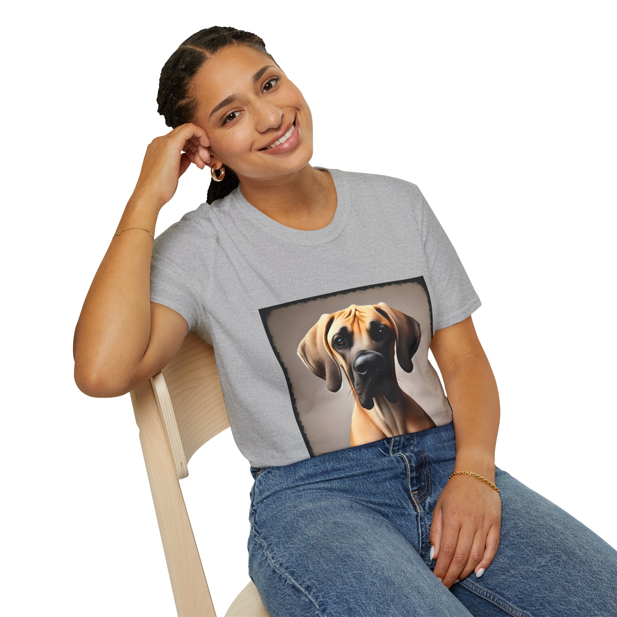 Great Dane Timeless Gaze | Unisex Dog T-Shirt