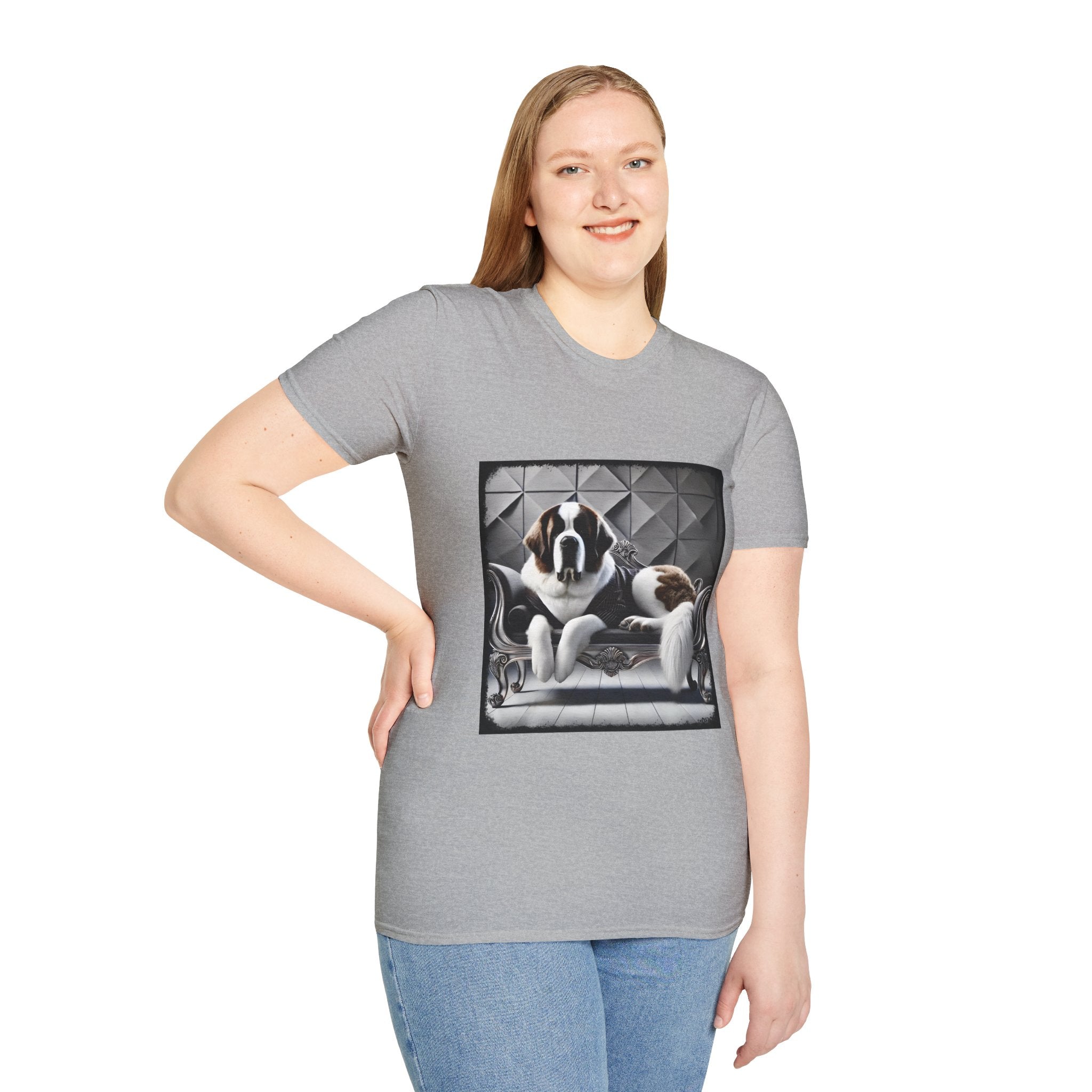 Saint Bernard Tux Luxe | Unisex Dog T-Shirt
