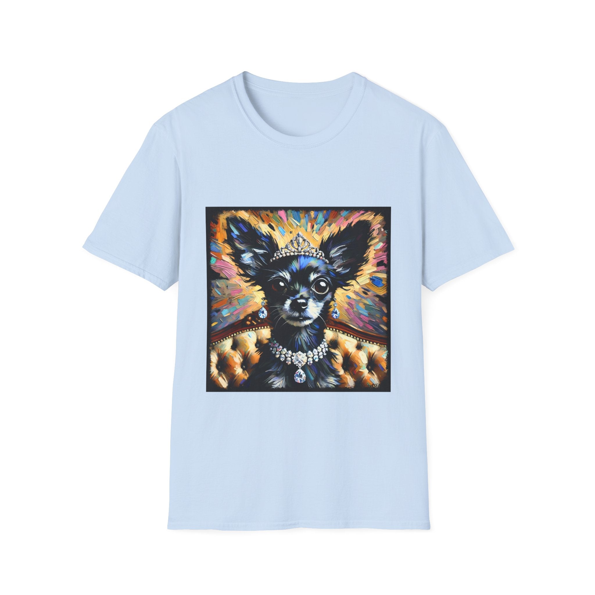 Chihuahua Diamond Earring Classic | Unisex Dog T-Shirt