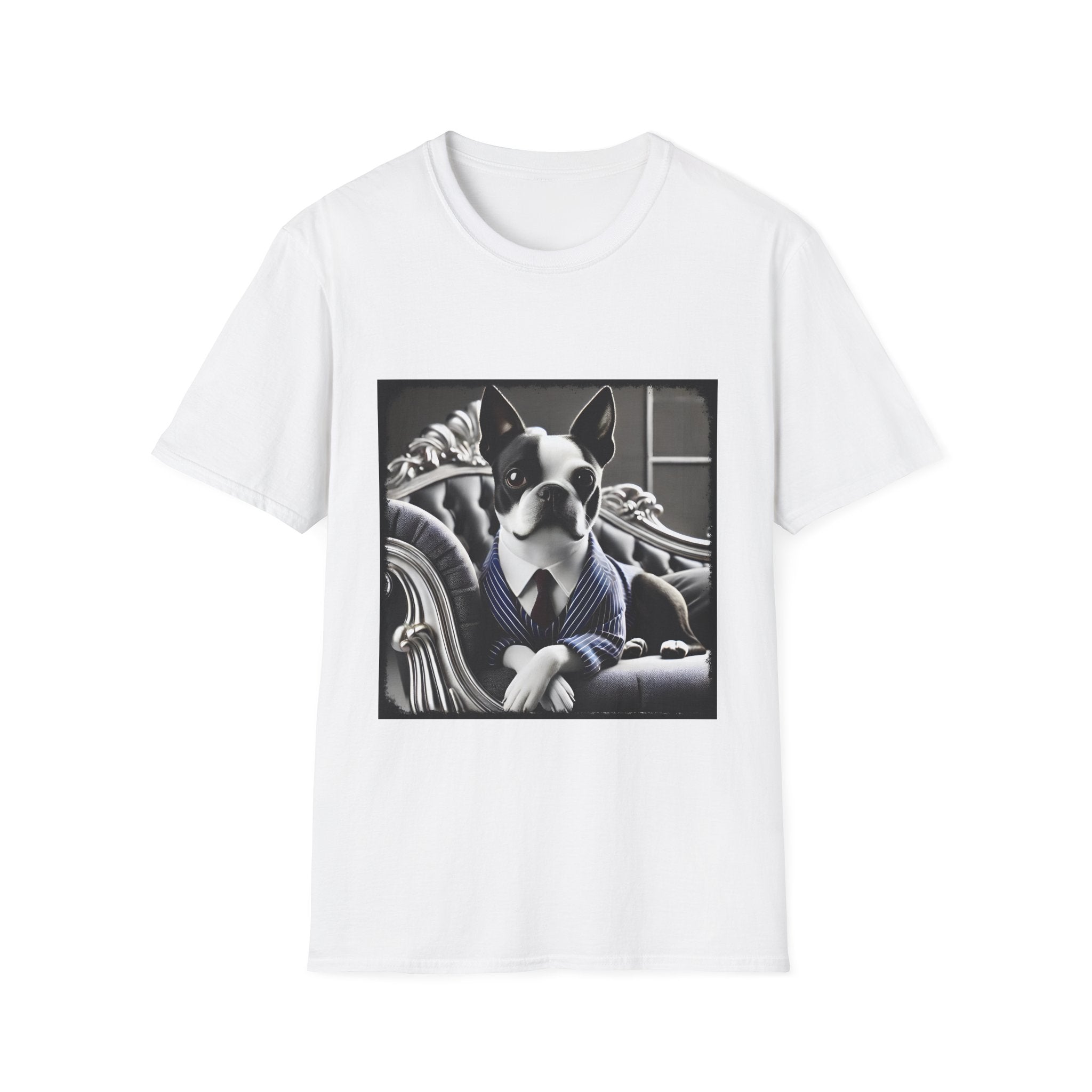 Boston Terrier Dapper Dude dog t-shirt
