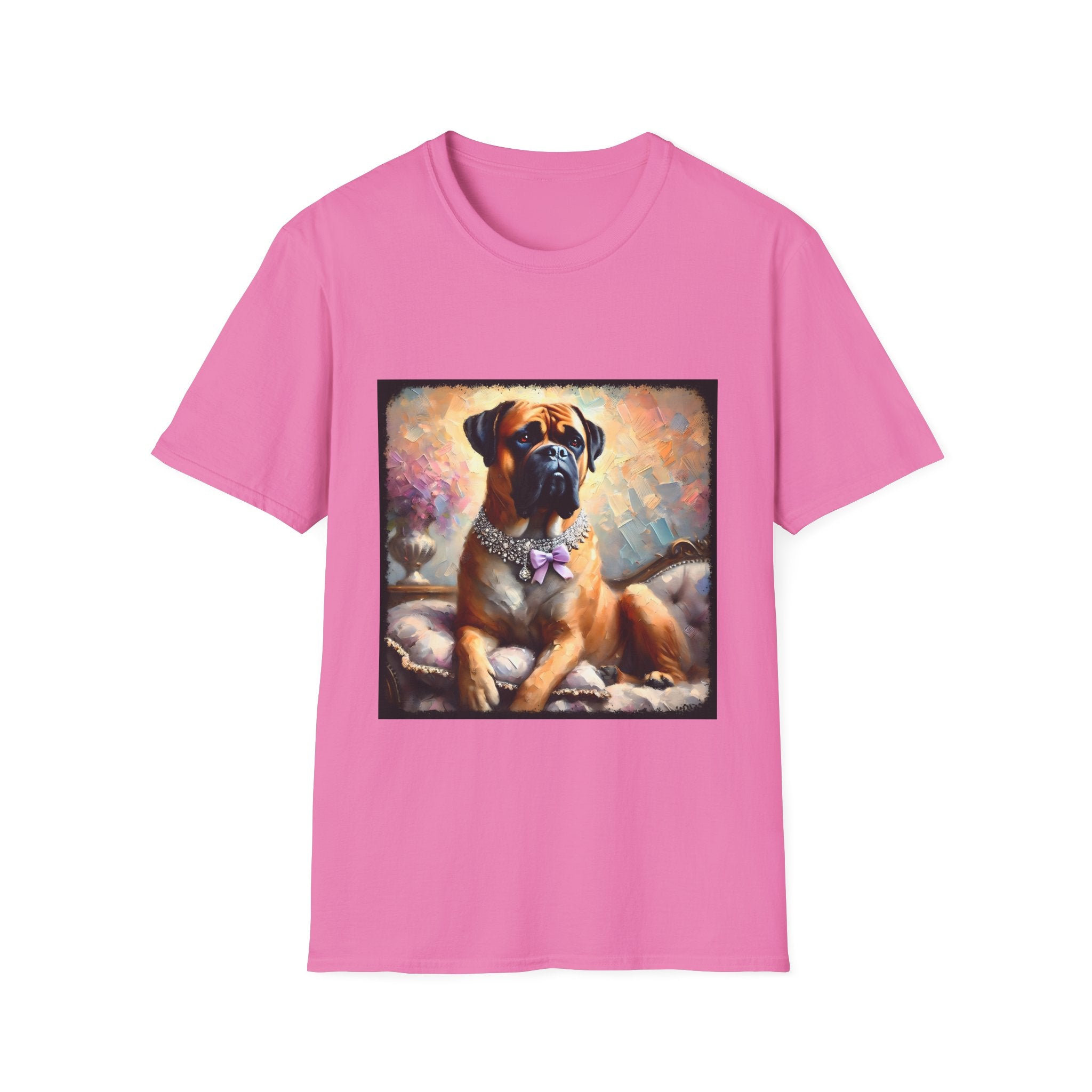 Bullmastiff Purple Bow Classic | Unisex Dog T-Shirt