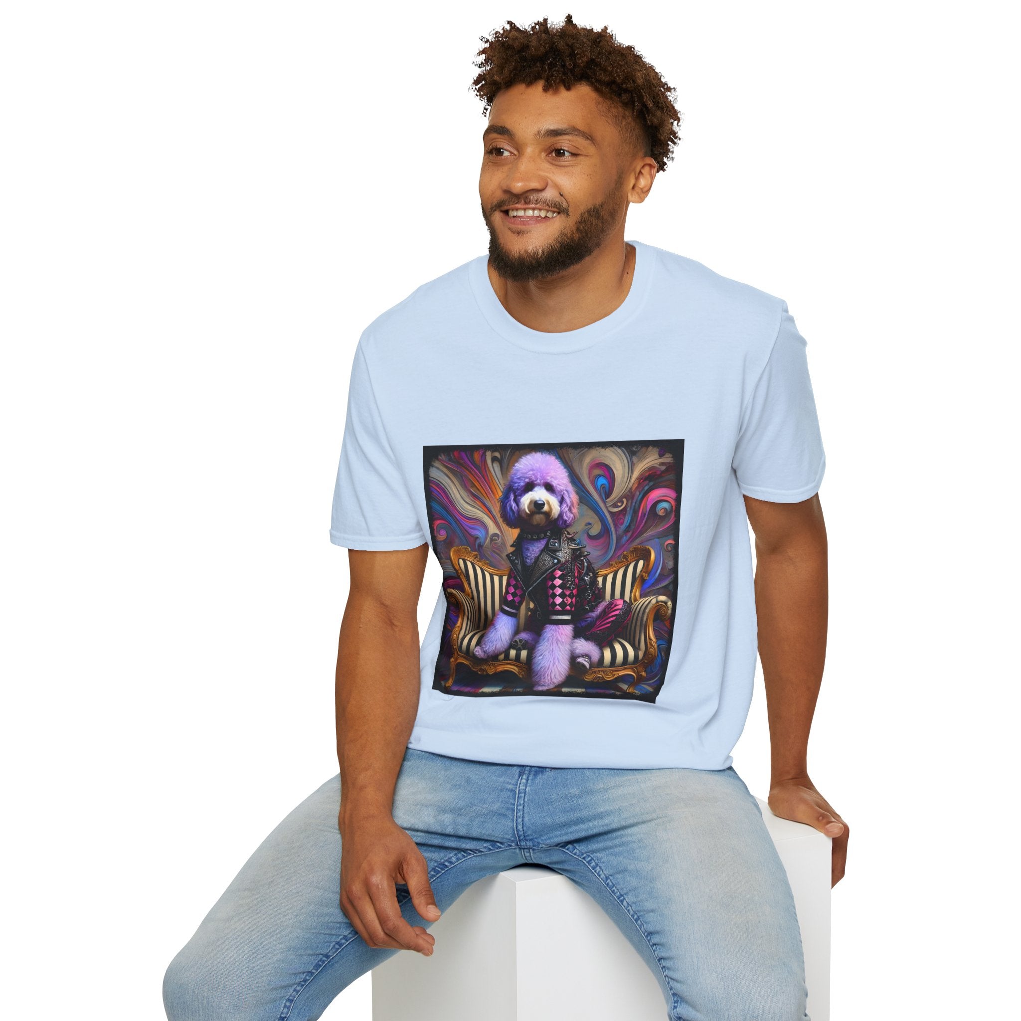 Labradoodle Lavender Rocker | Unisex Dog T-Shirt