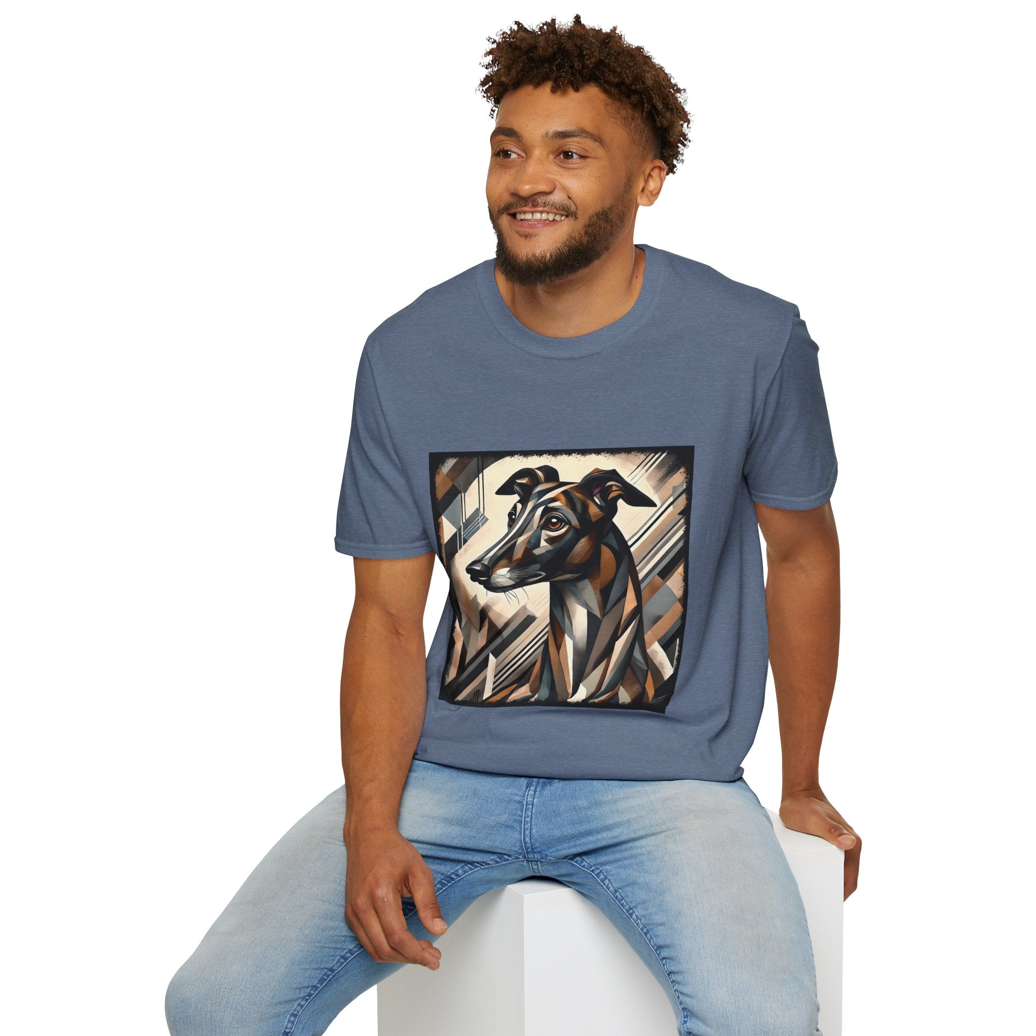 Greyhound Bold Geometric | Unisex Dog T-Shirt