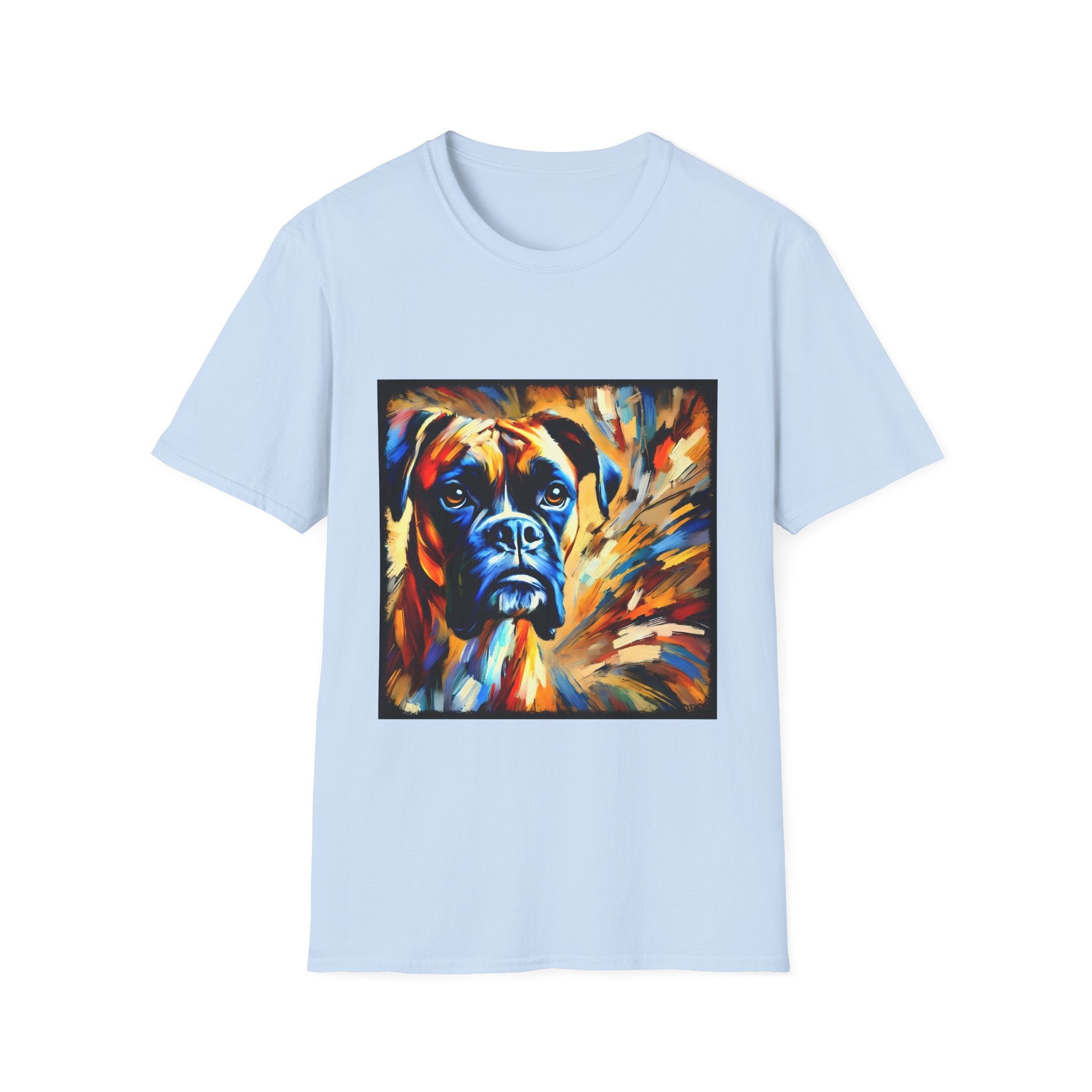 Boxer Sunburst Swirl  | Unisex Dog T-Shirt