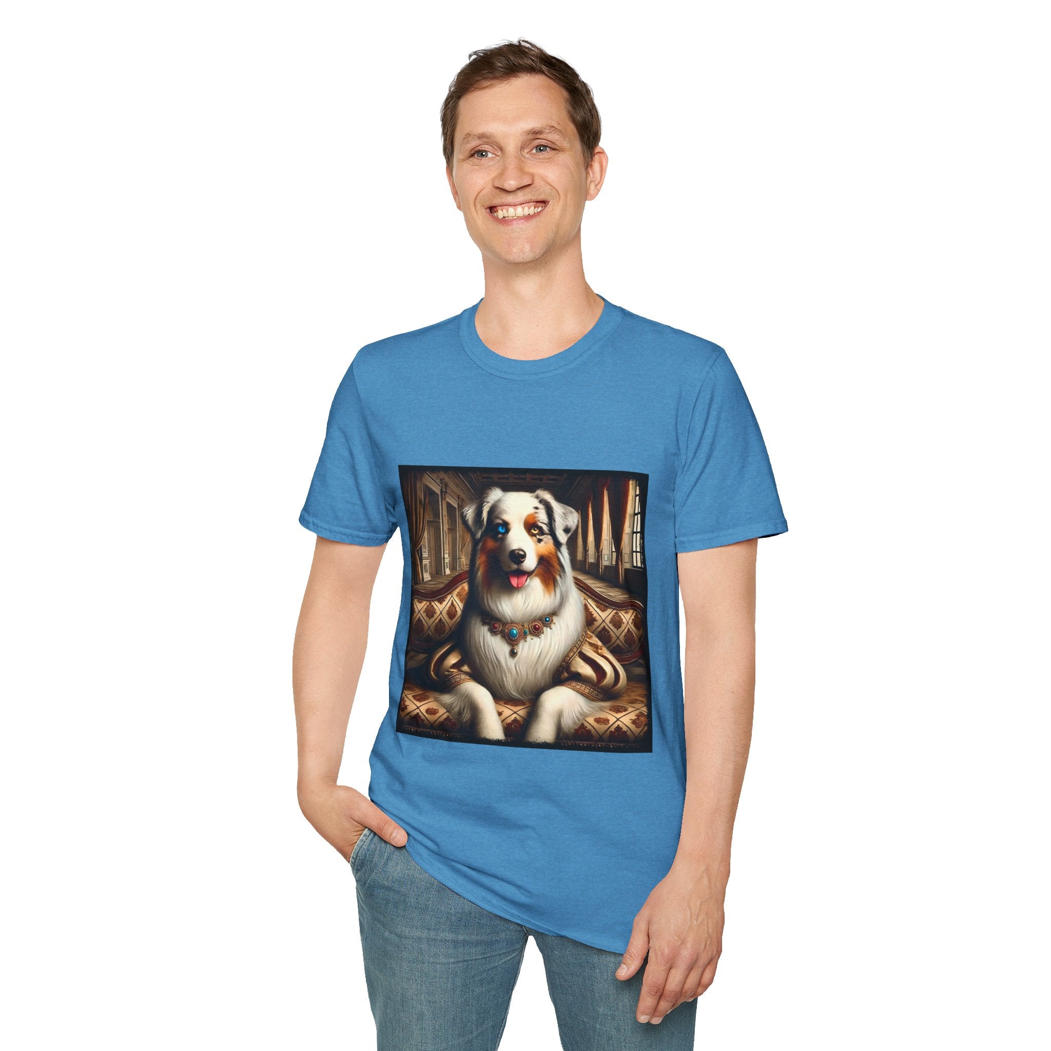 Australian Shepherd Poised Princess | Unisex Dog T-Shirt