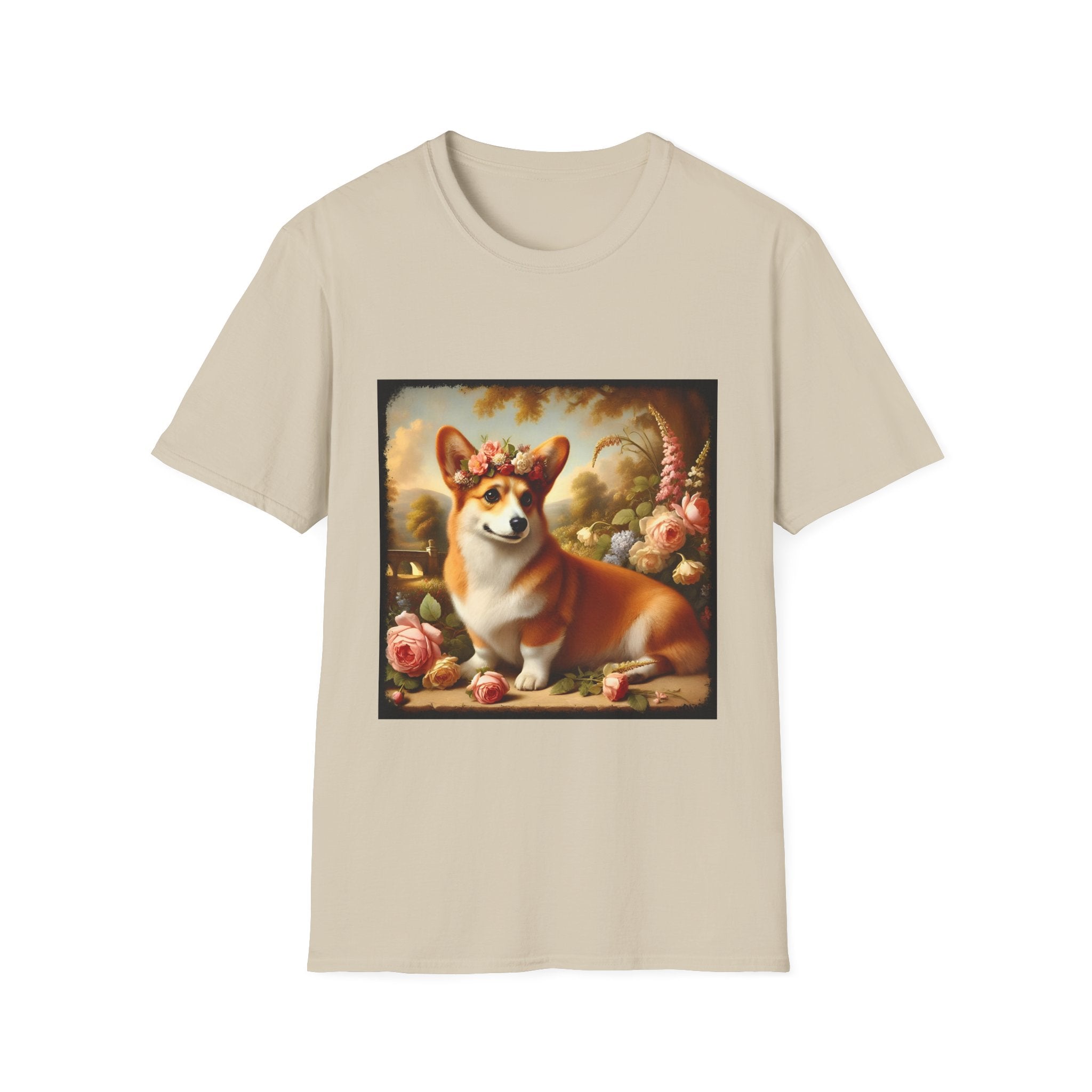 Pembroke Welsh Corgi Botanical Beauty | Unisex Dog T-Shirt