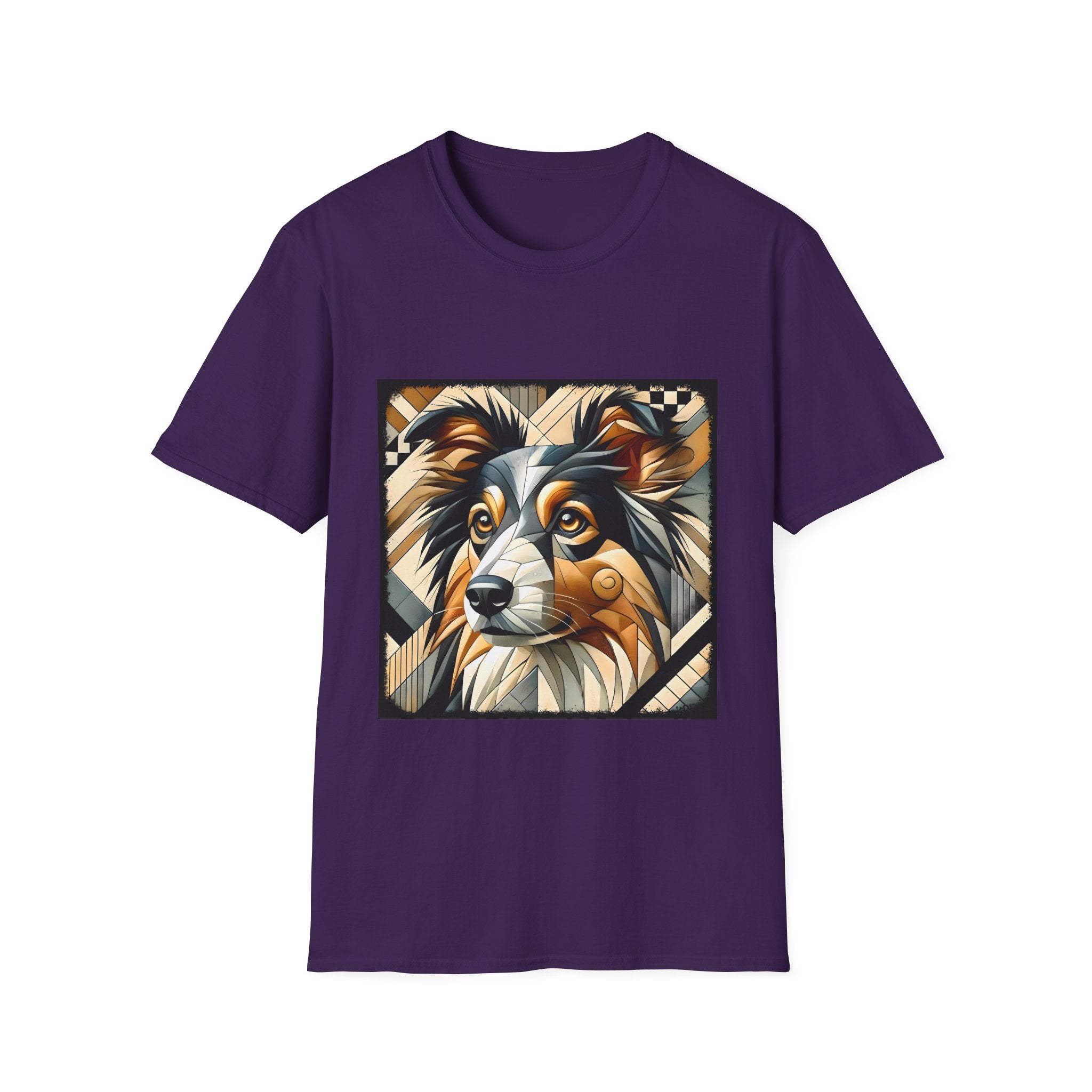 Miniature American Shepherd Geometric | Unisex Dog T-Shirt