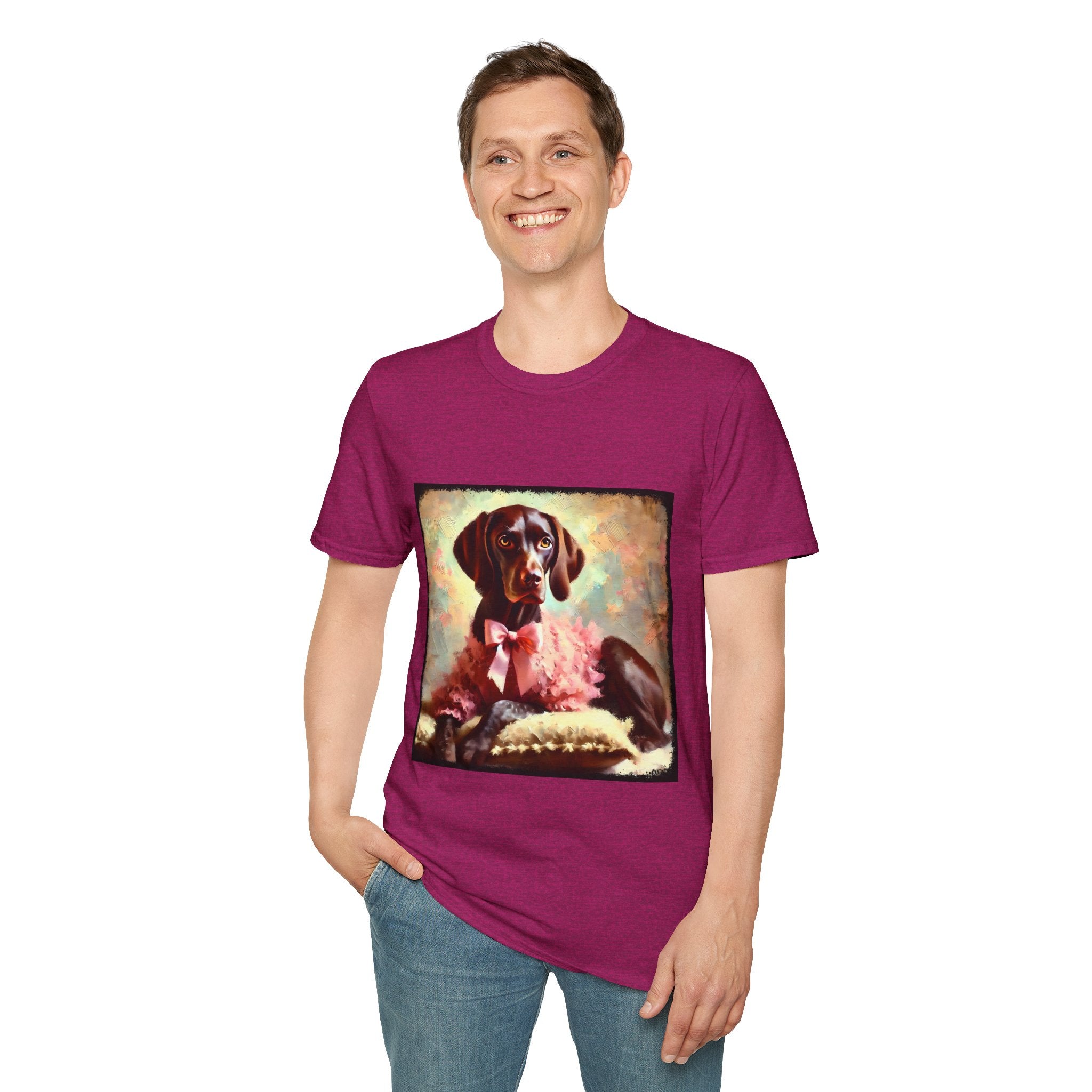 German Shorthaired Pointer Poised Classic | Unisex Dog T-Shirt