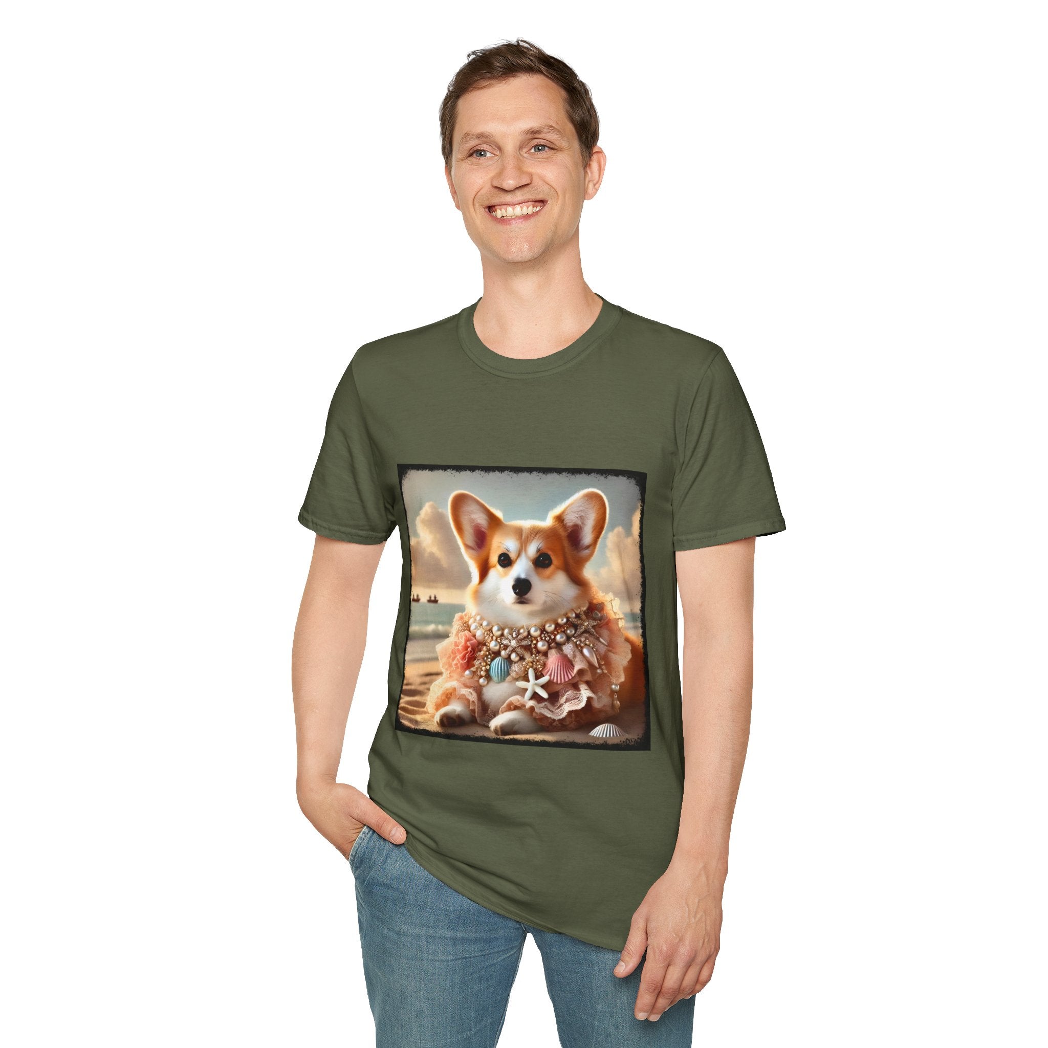 Pembroke Welsh Corgi Ocean Queen | Unisex Dog T-Shirt