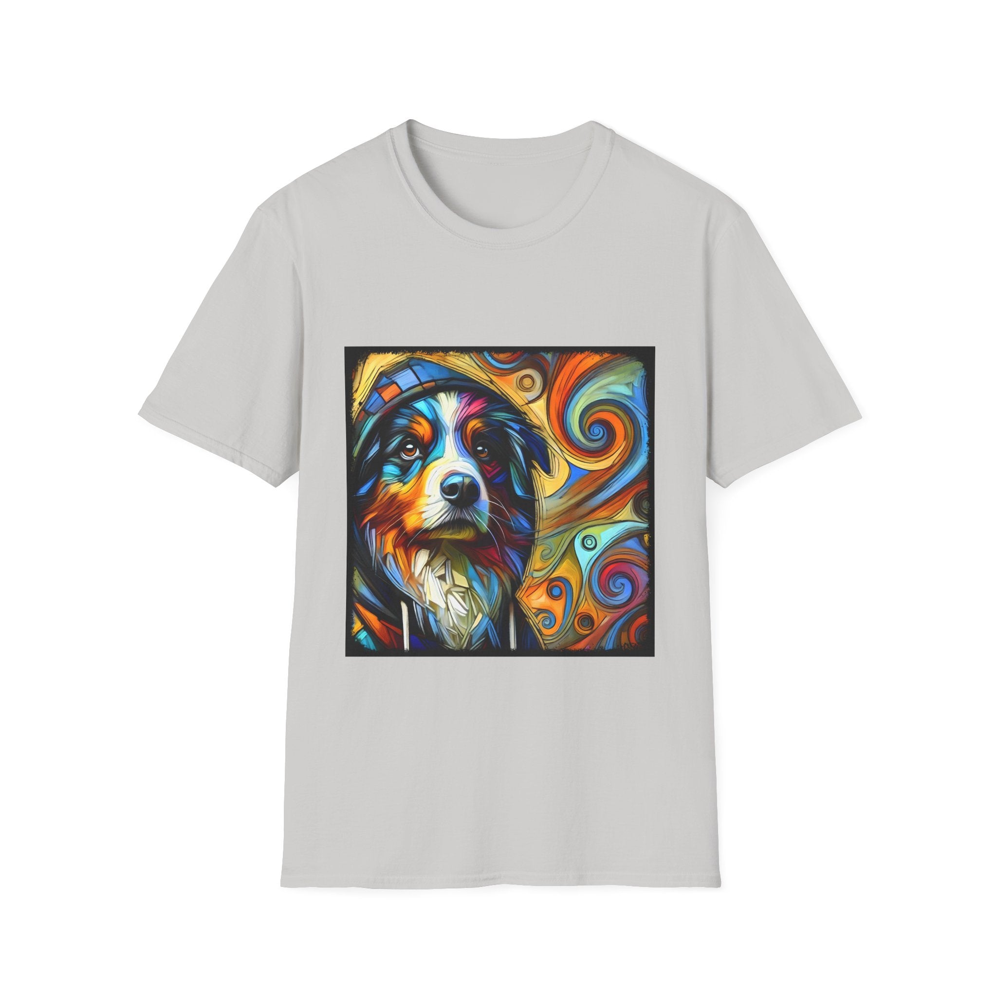 Australian Shepherd Relaxed Swirl | Unisex Dog T-Shirt