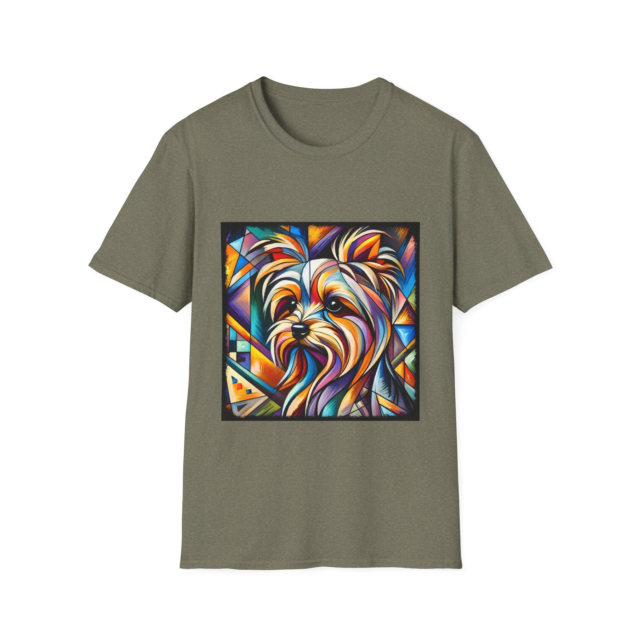 Yorkshire Terrier Bold Geometric | Unisex Dog T-Shirt