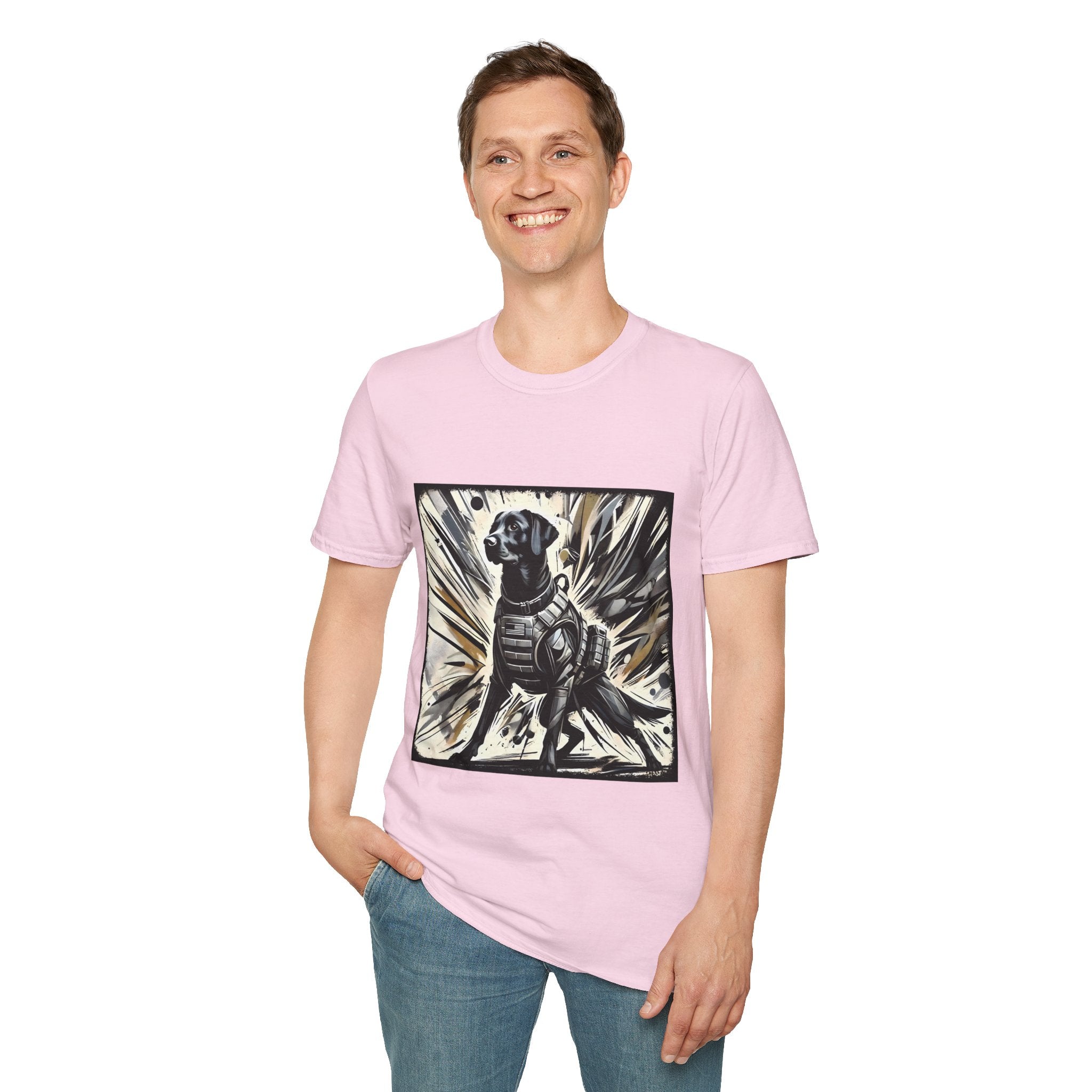 Labrador Retriever Bold Armor Classic | Unisex Dog T-Shirt