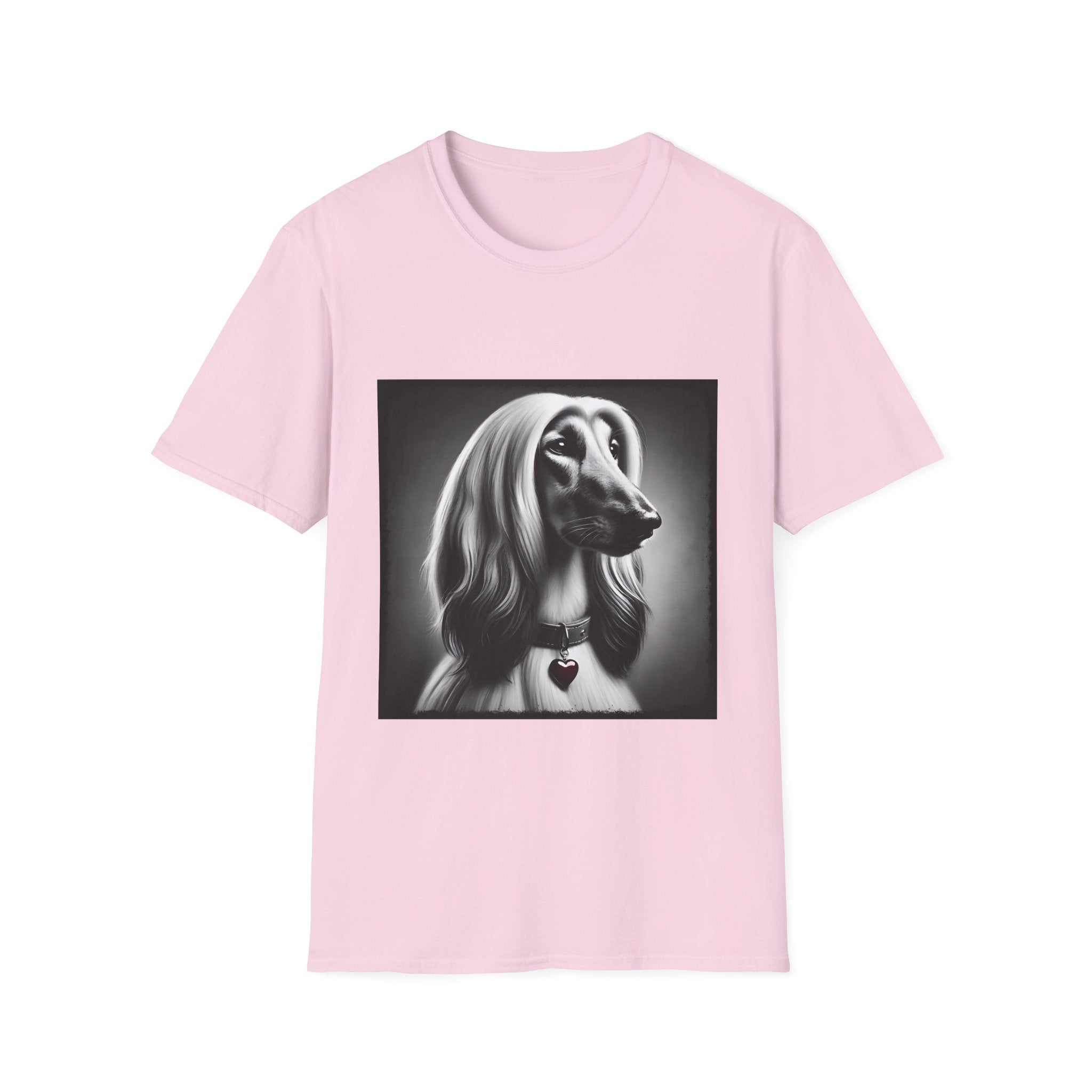 Afghan Hound Heart Charm | Unisex Dog T-Shirt
