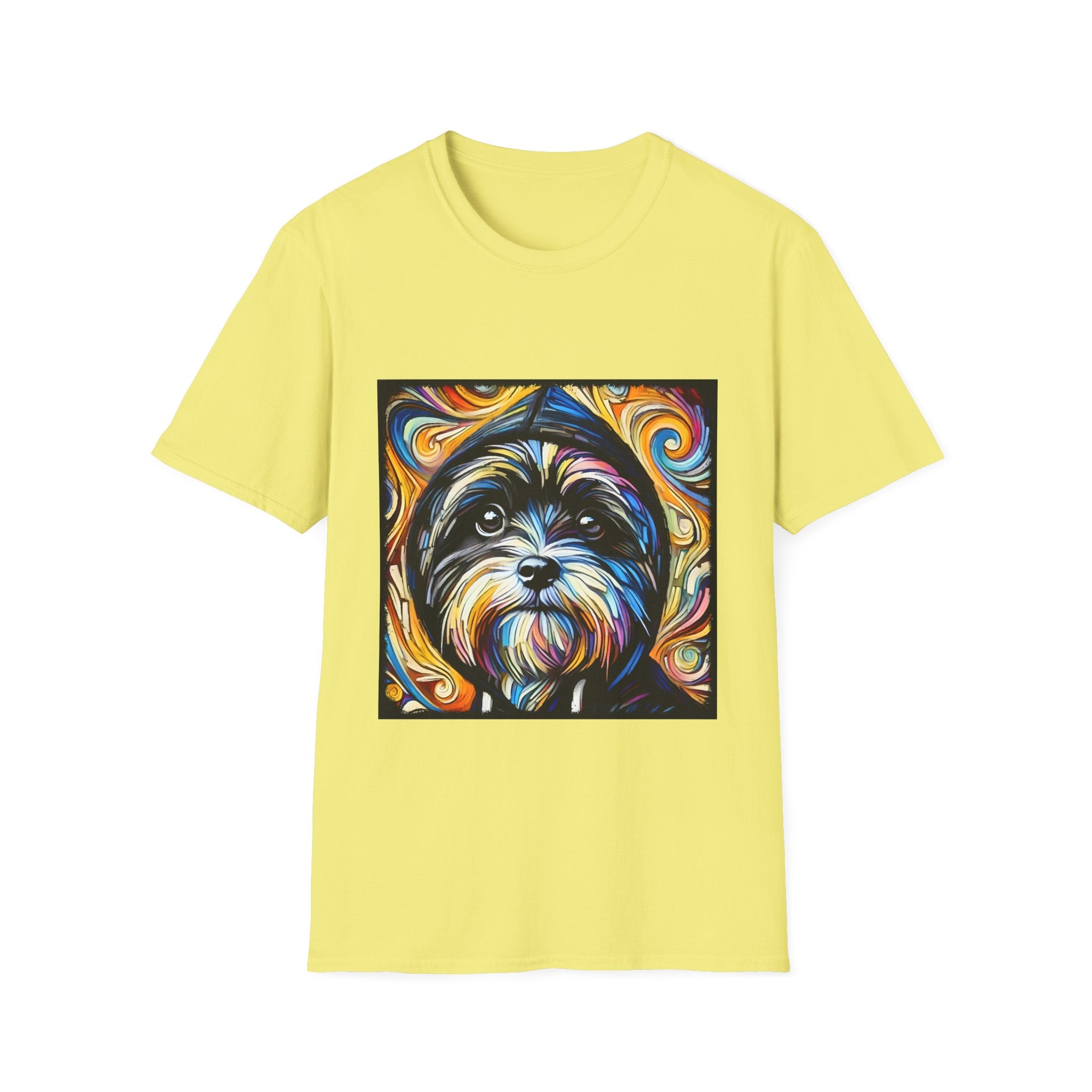 Havanese Street Swirl | Unisex Dog T-Shirt