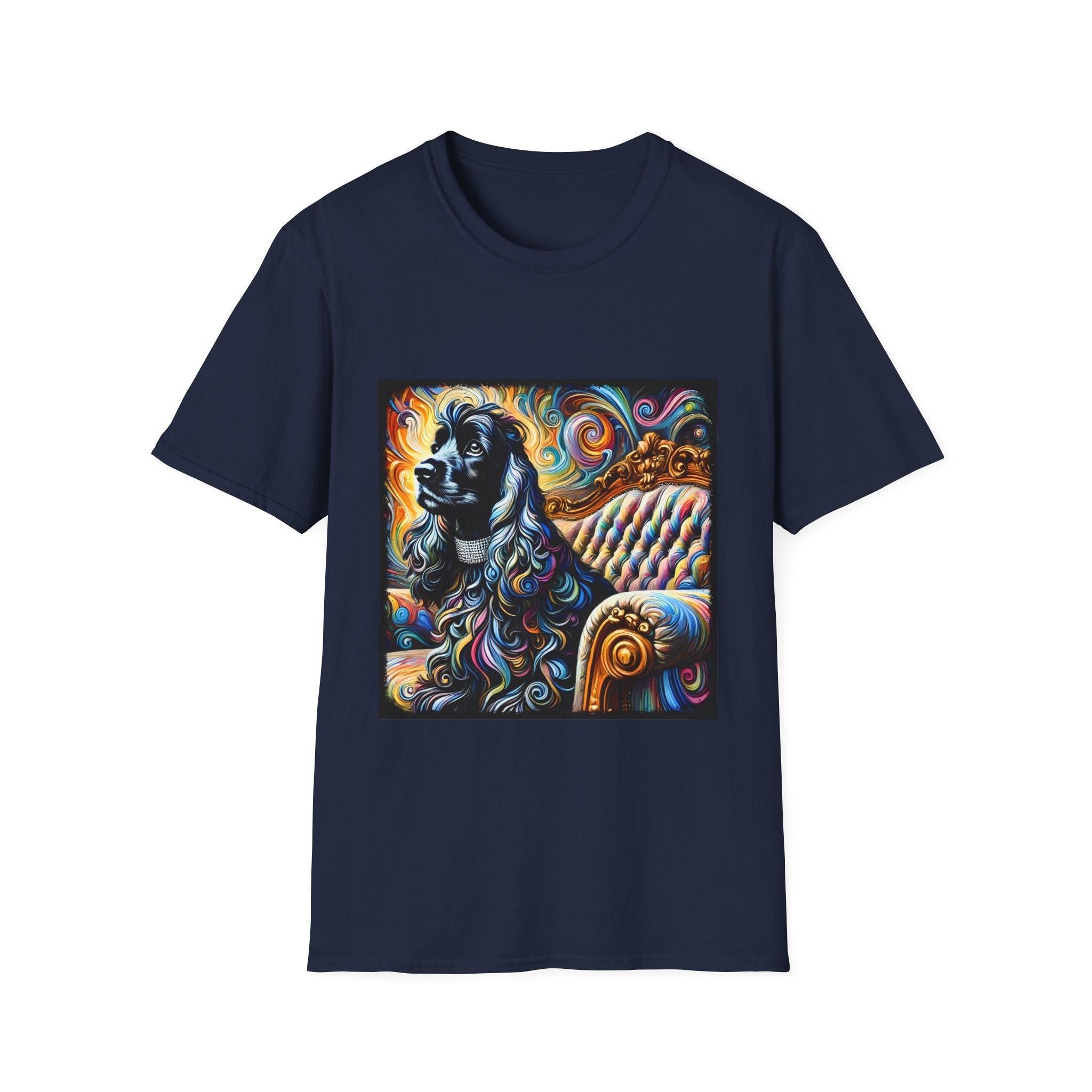 Cocker Spaniel Bold Swirl | Unisex Dog T-Shirt