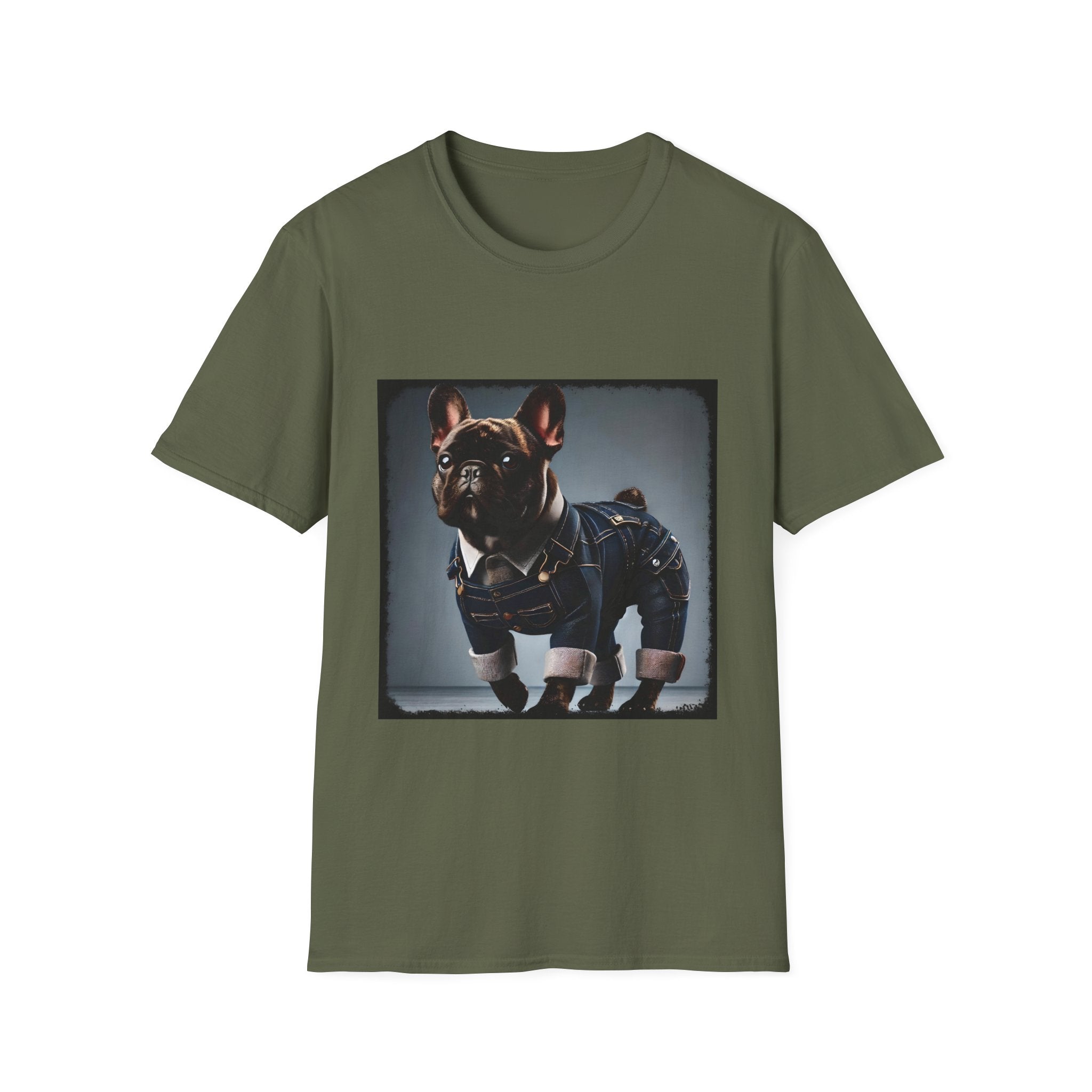 French Bulldog Denim Dream | Unisex Dog T-Shirt