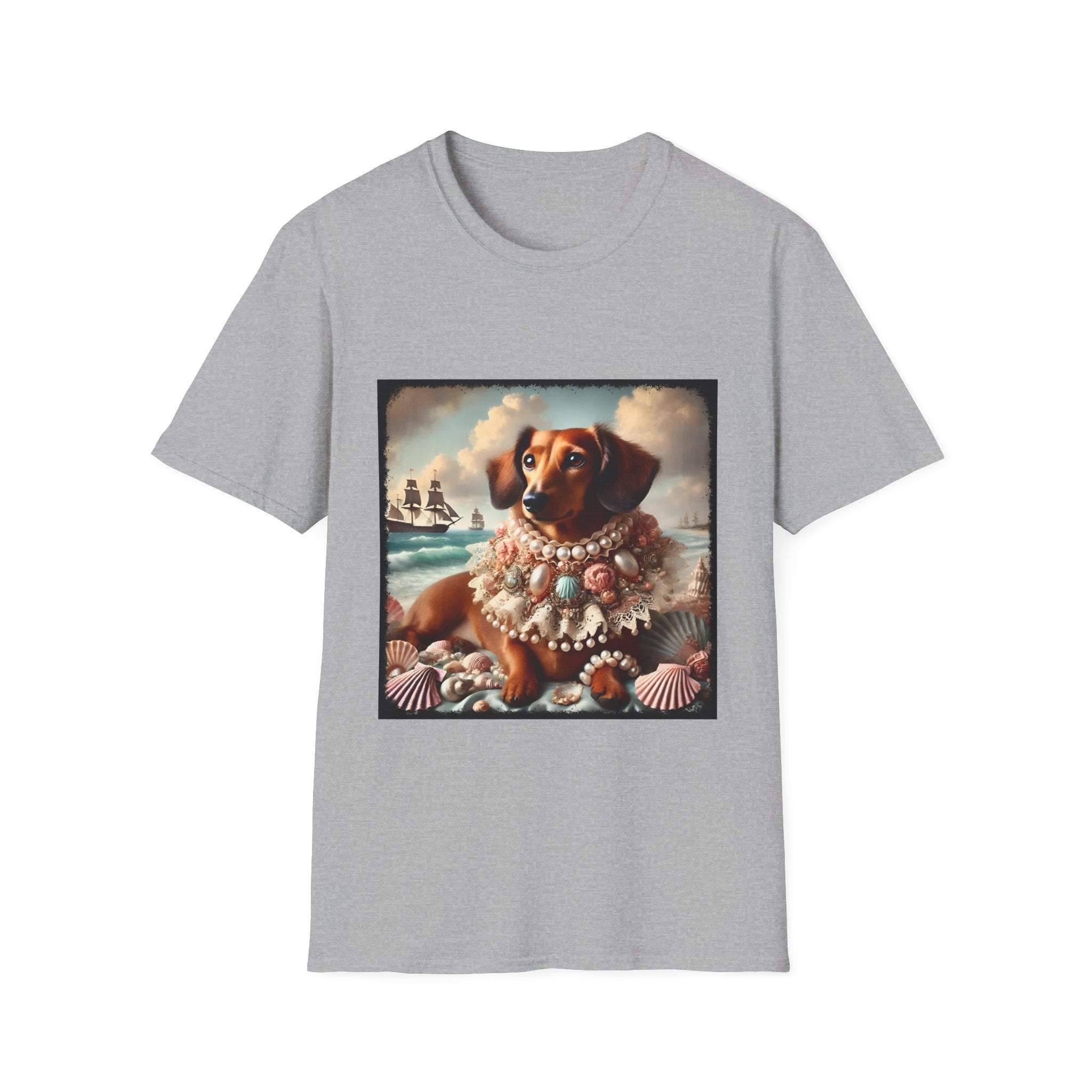 Dachshund Ocean Muse | Unisex Dog T-Shirt