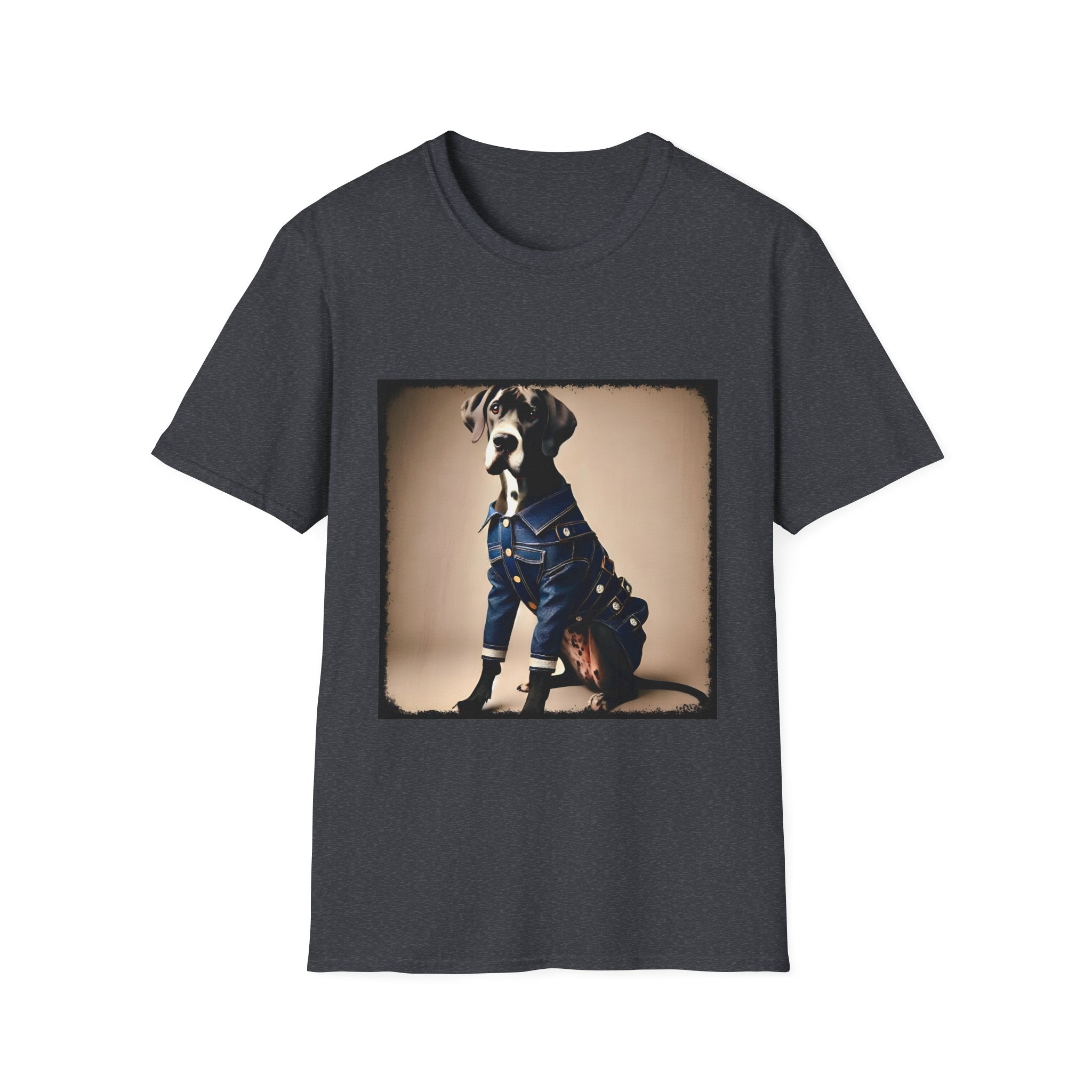 Great Dane Denim Mood | Unisex Dog T-Shirt