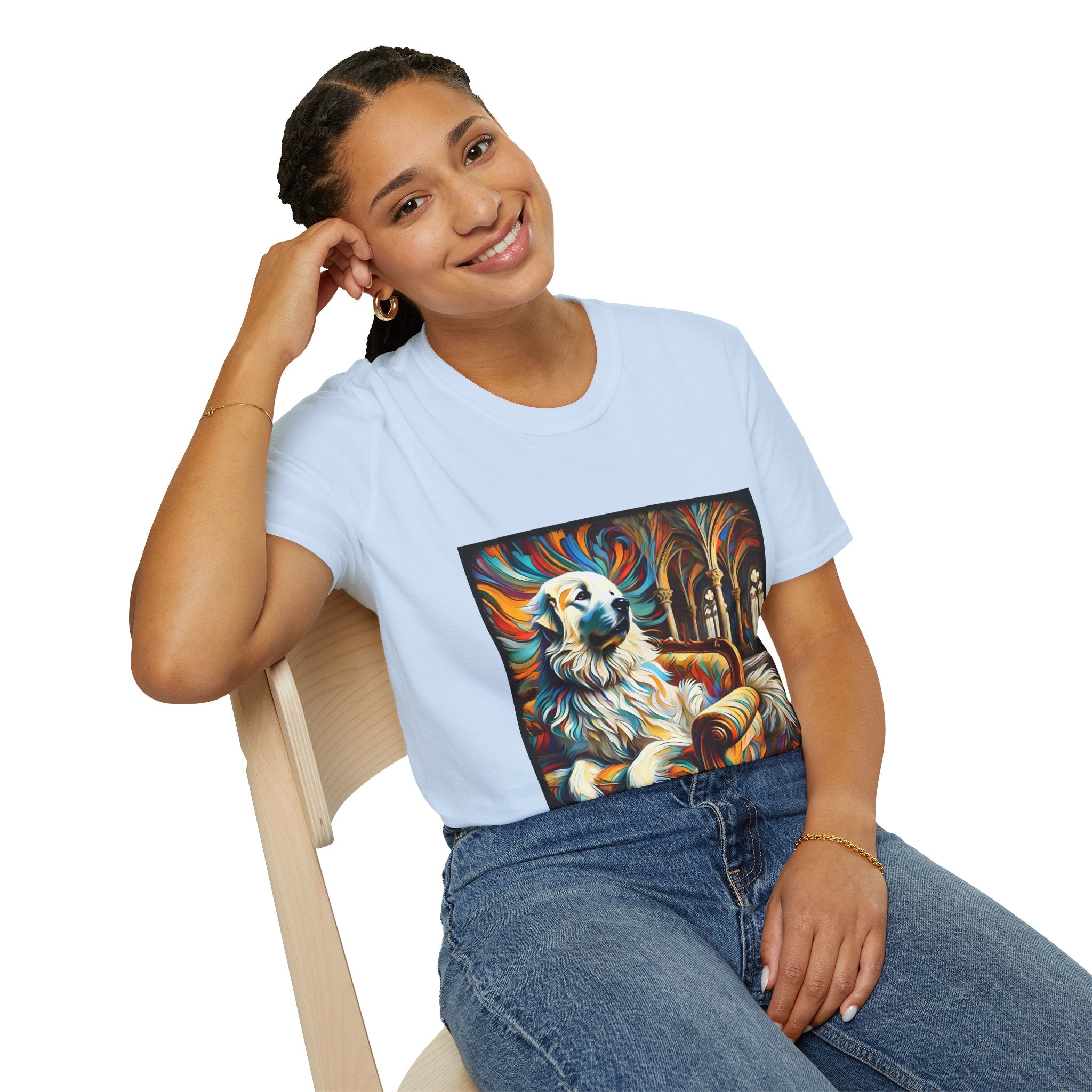 Great Pyrenees Bold Swirl | Unisex Dog T-Shirt