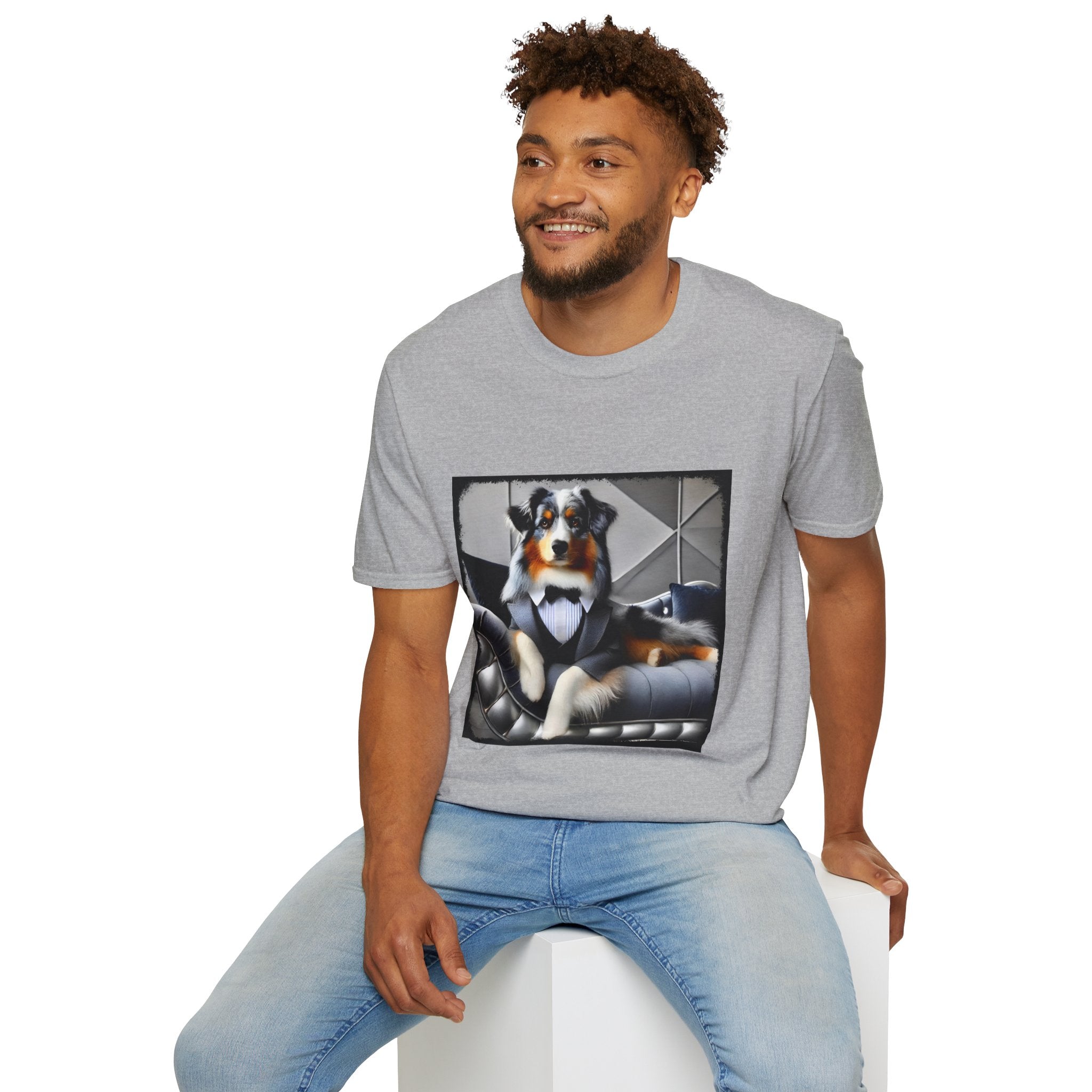 Australian Shepherd Dashing Dawg | Unisex Dog T-Shirt